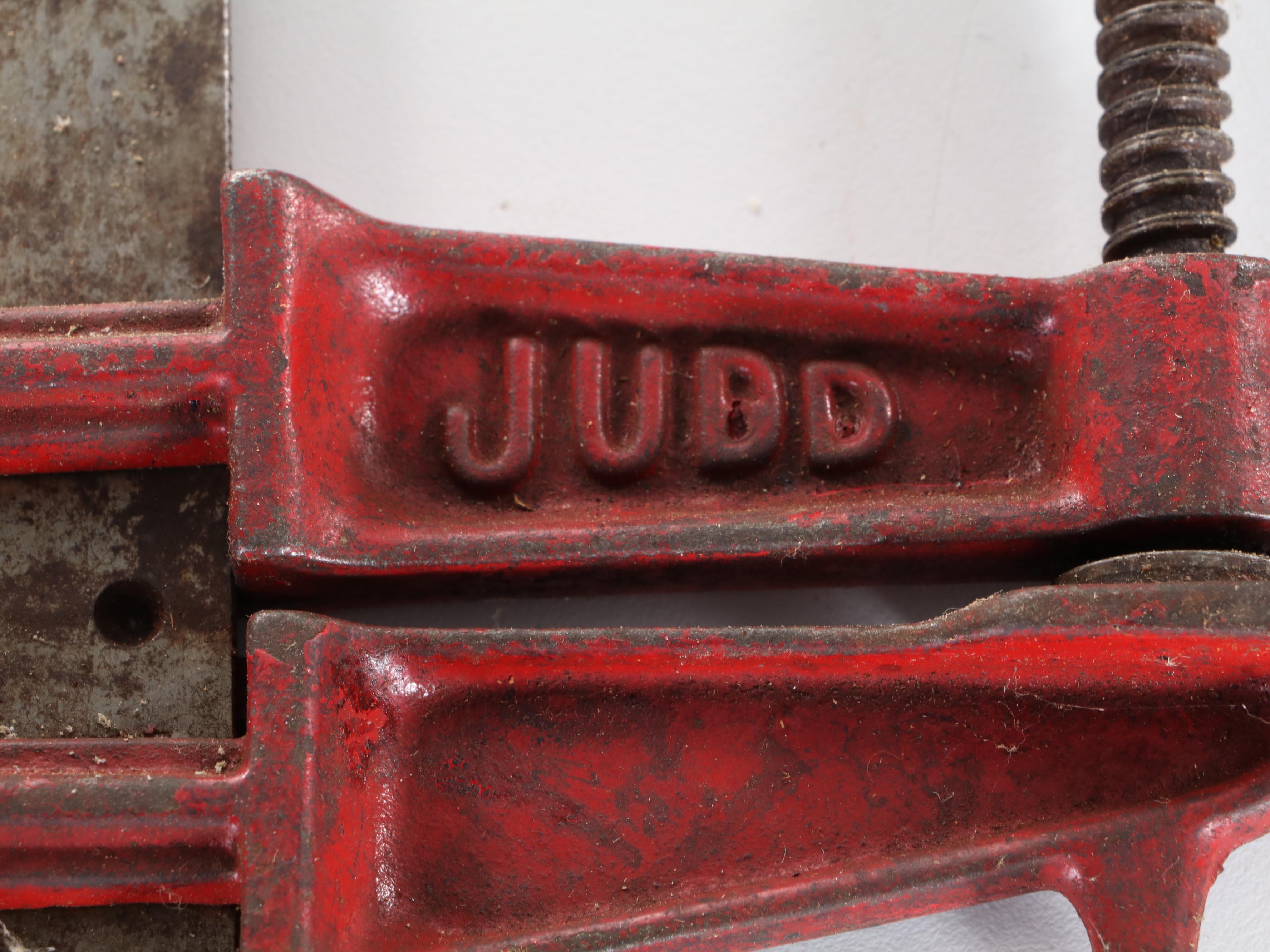 Woven Basket With Judd C Clamps and Other Clamps