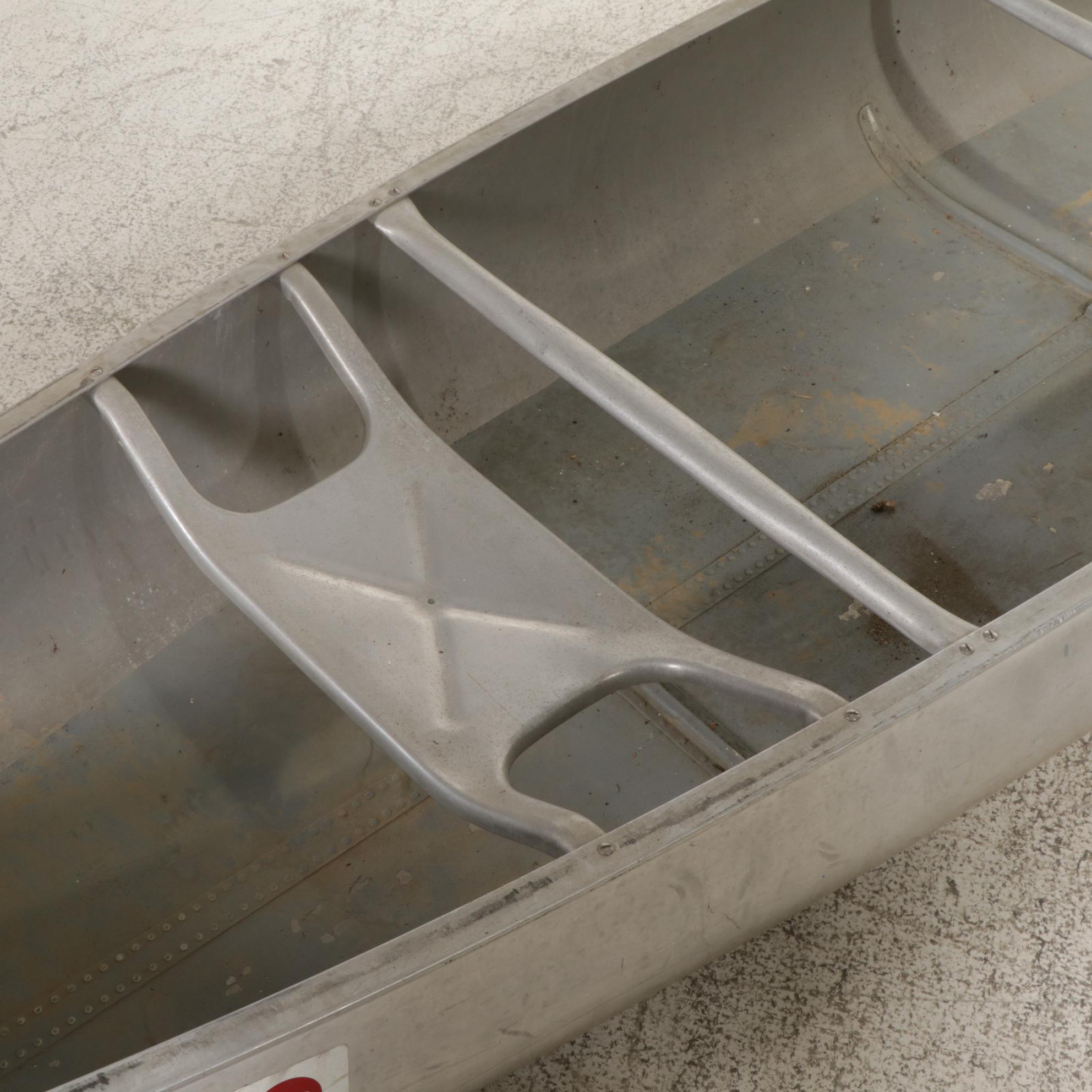 Grumman Aluminum 17-Foot Canoe, Mid to Late 20th Century
