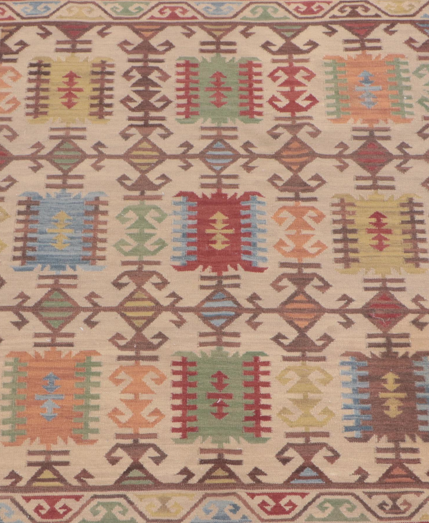 3'2 x 5'5 Handwoven Turkish Malatya Area Rug