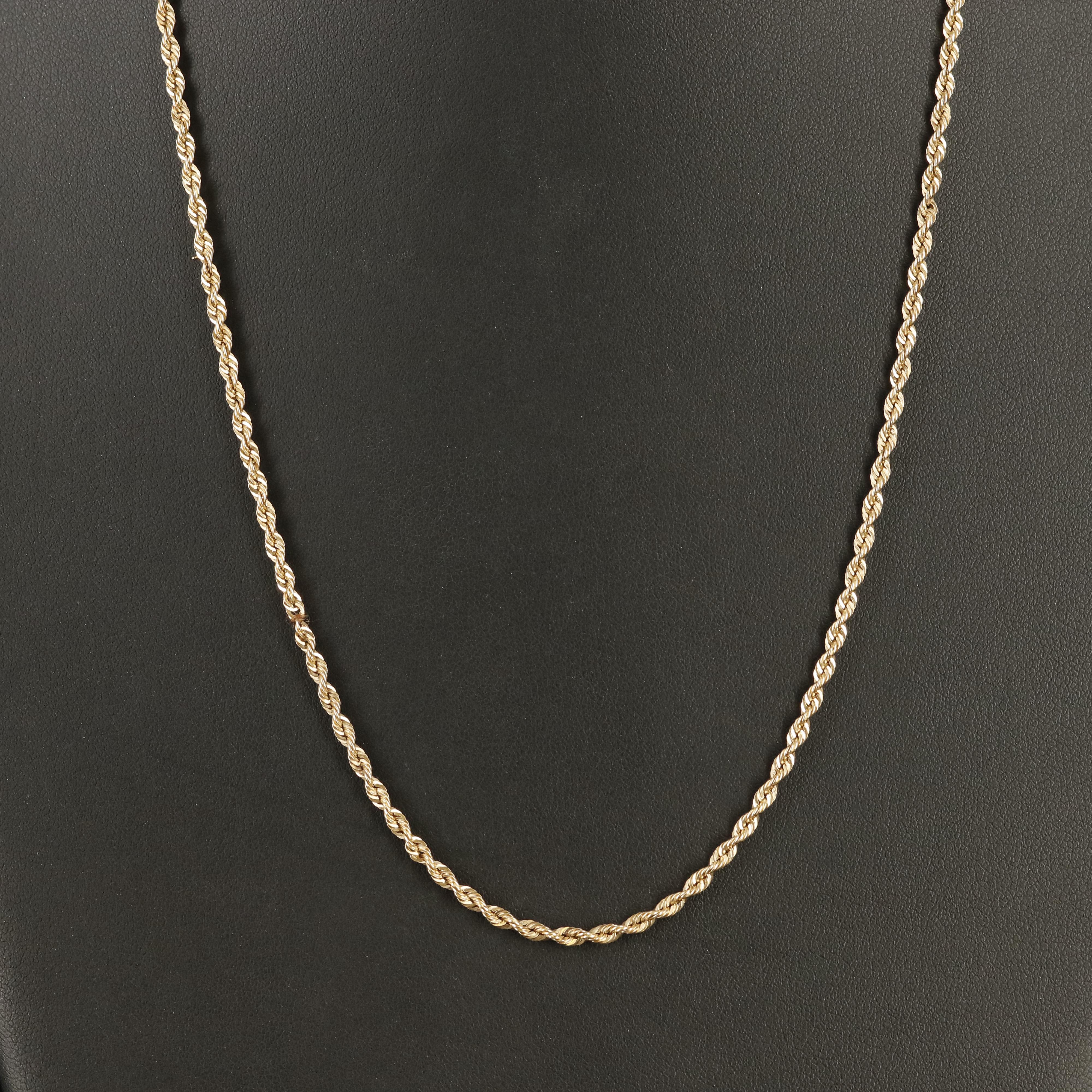 14K Rope Chain