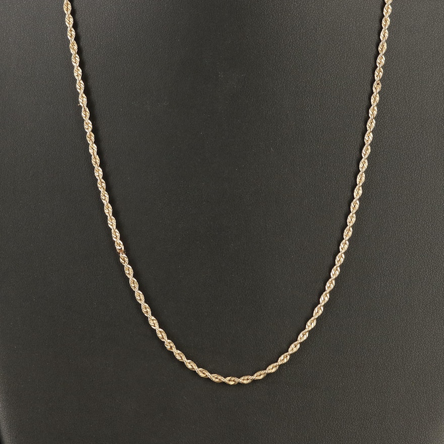 14K Rope Chain