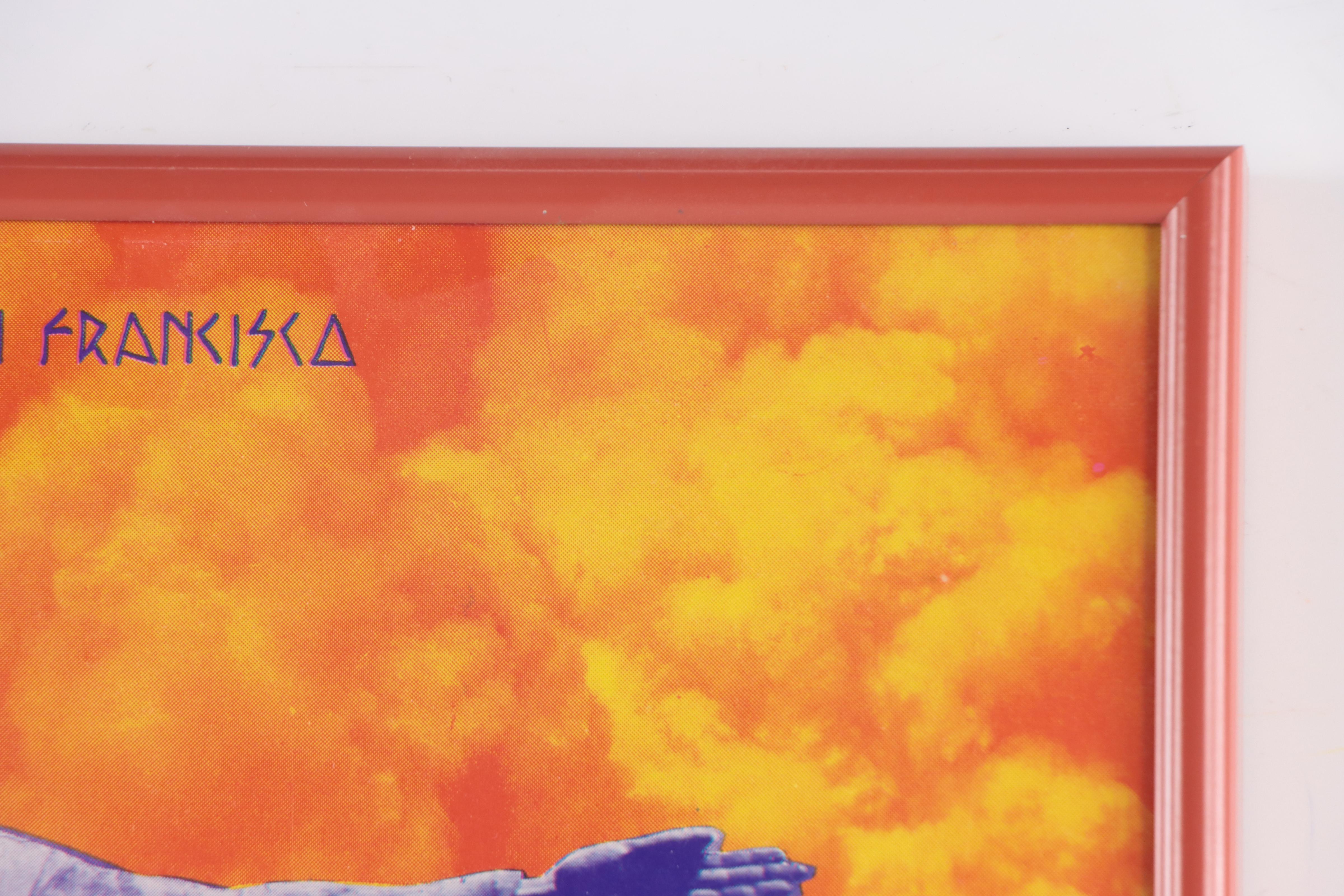 Butterfield Blues Band Color Lithograph Concert Poster After David Singer, 1970