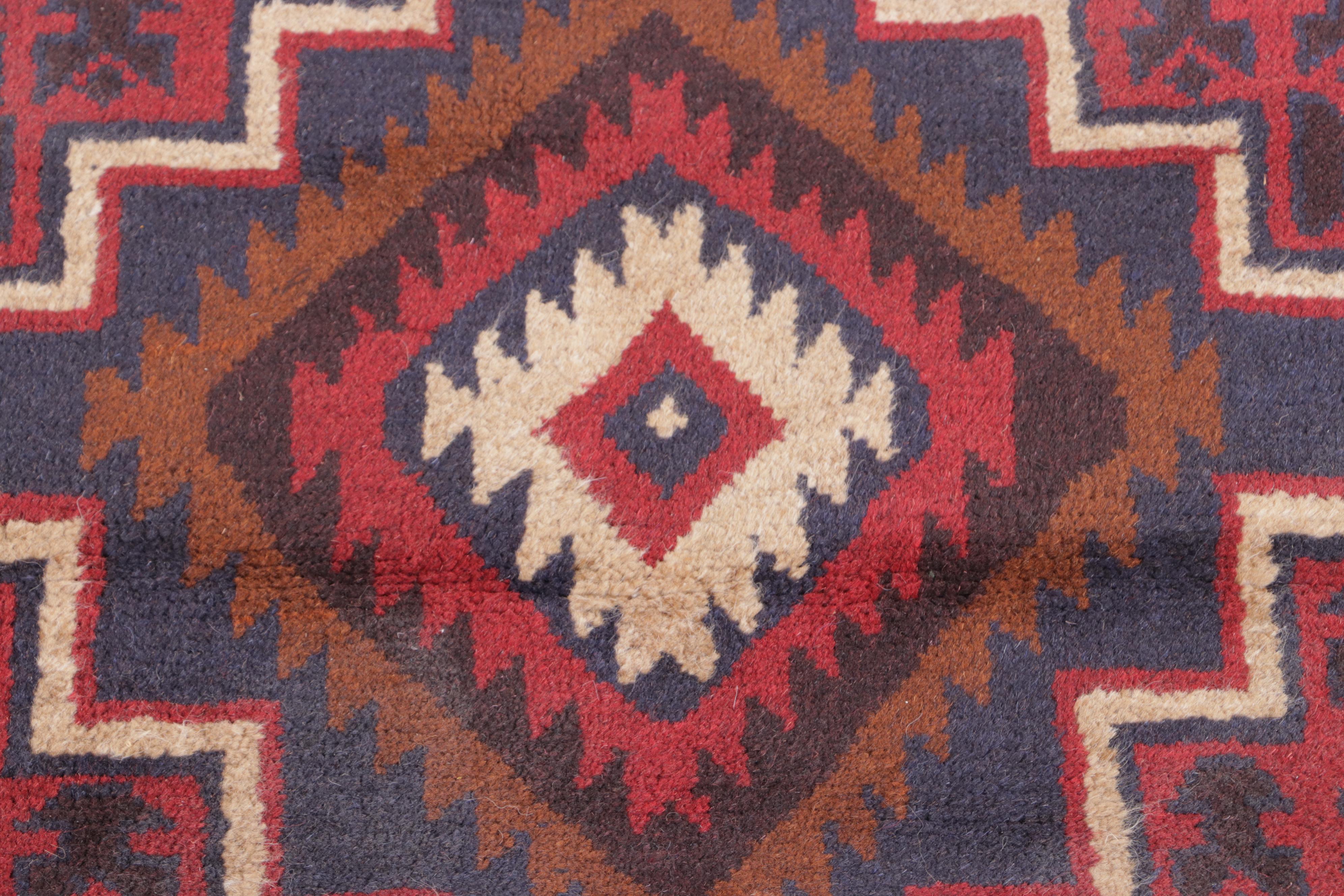 3' x 4'7 Hand-Knotted Afghan Taimani Accent Rug