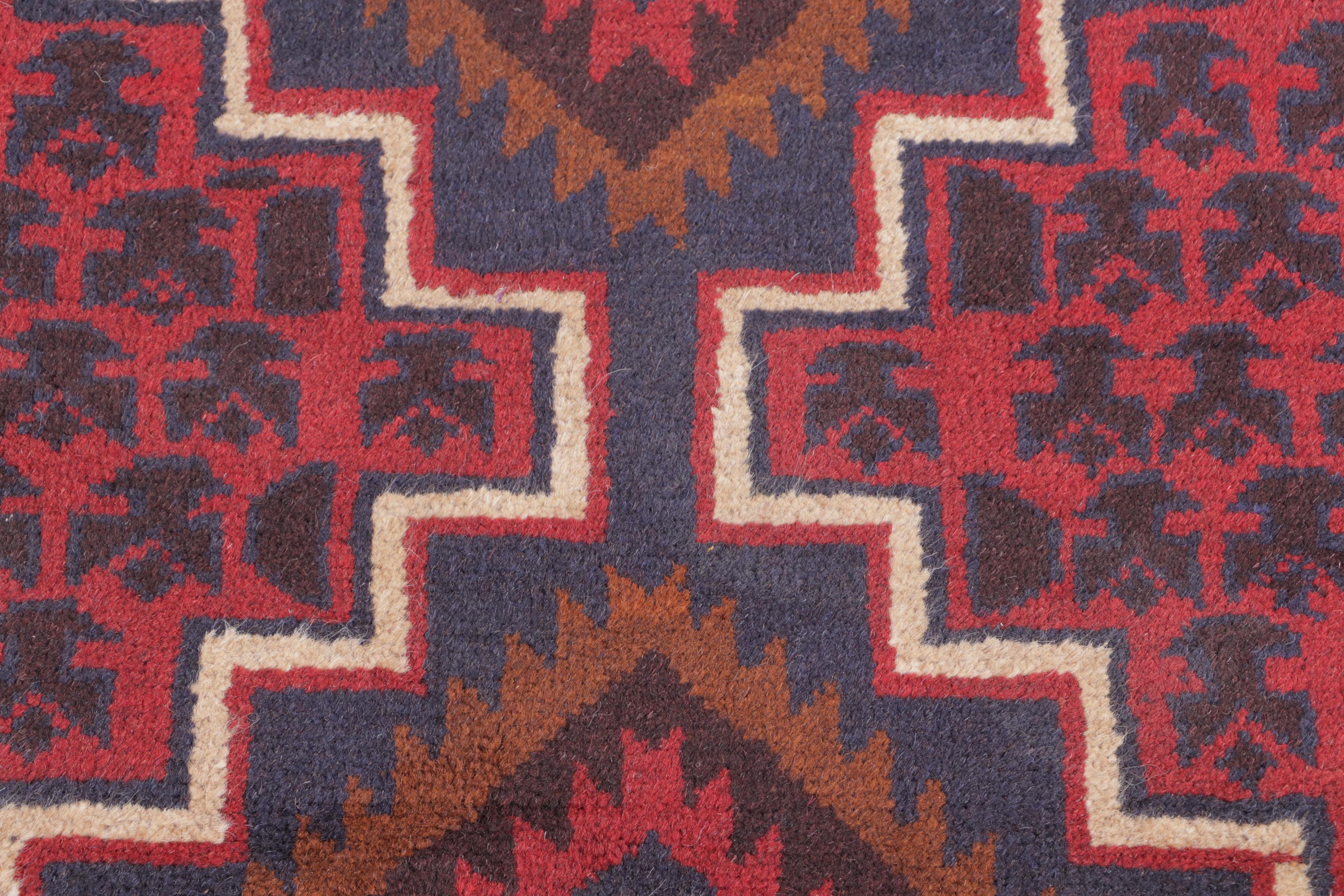 3' x 4'7 Hand-Knotted Afghan Taimani Accent Rug