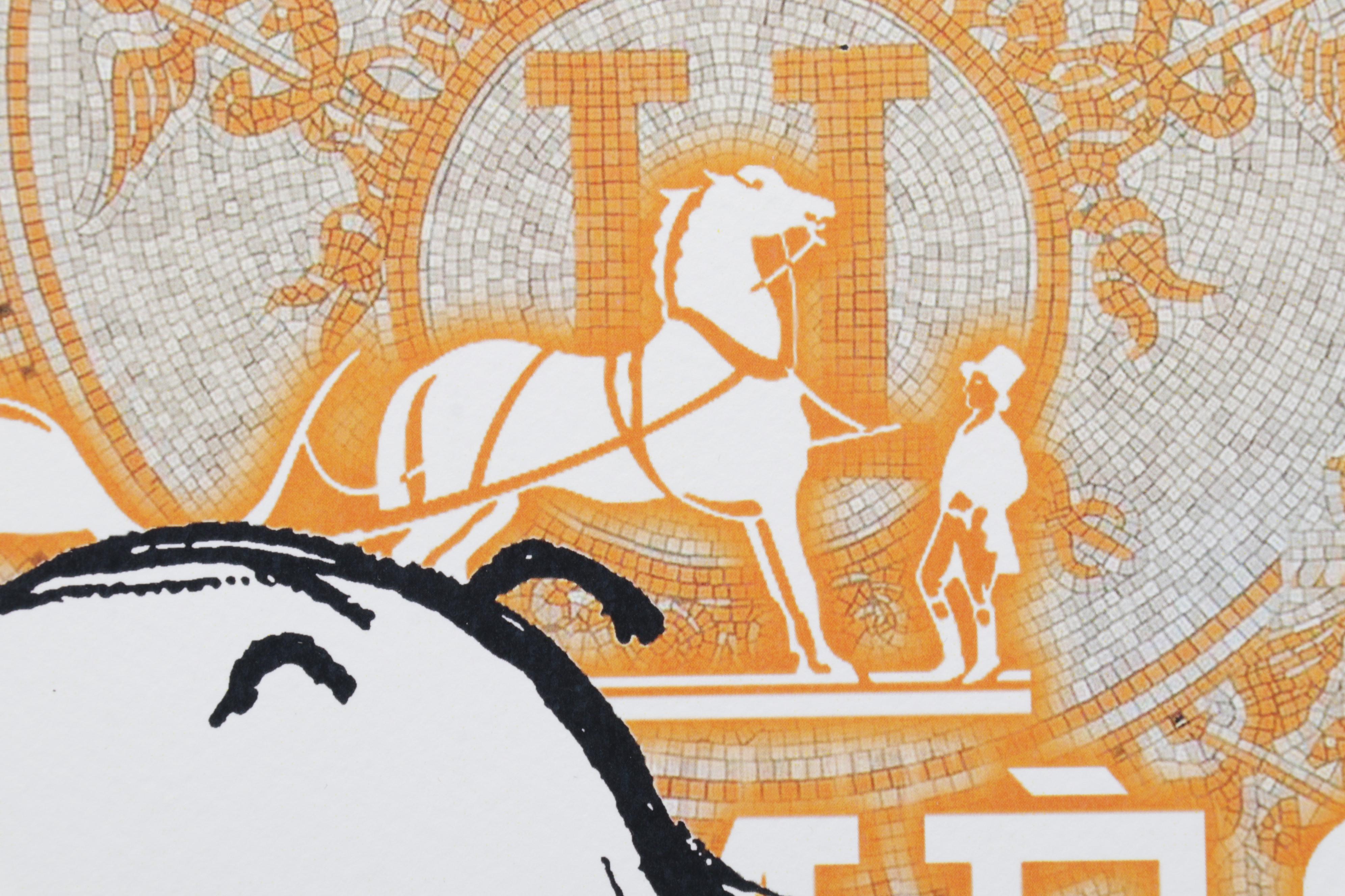 Death NYC Pop Art Graphic Print Homage to Hermès Featuring Snoopy, 2022