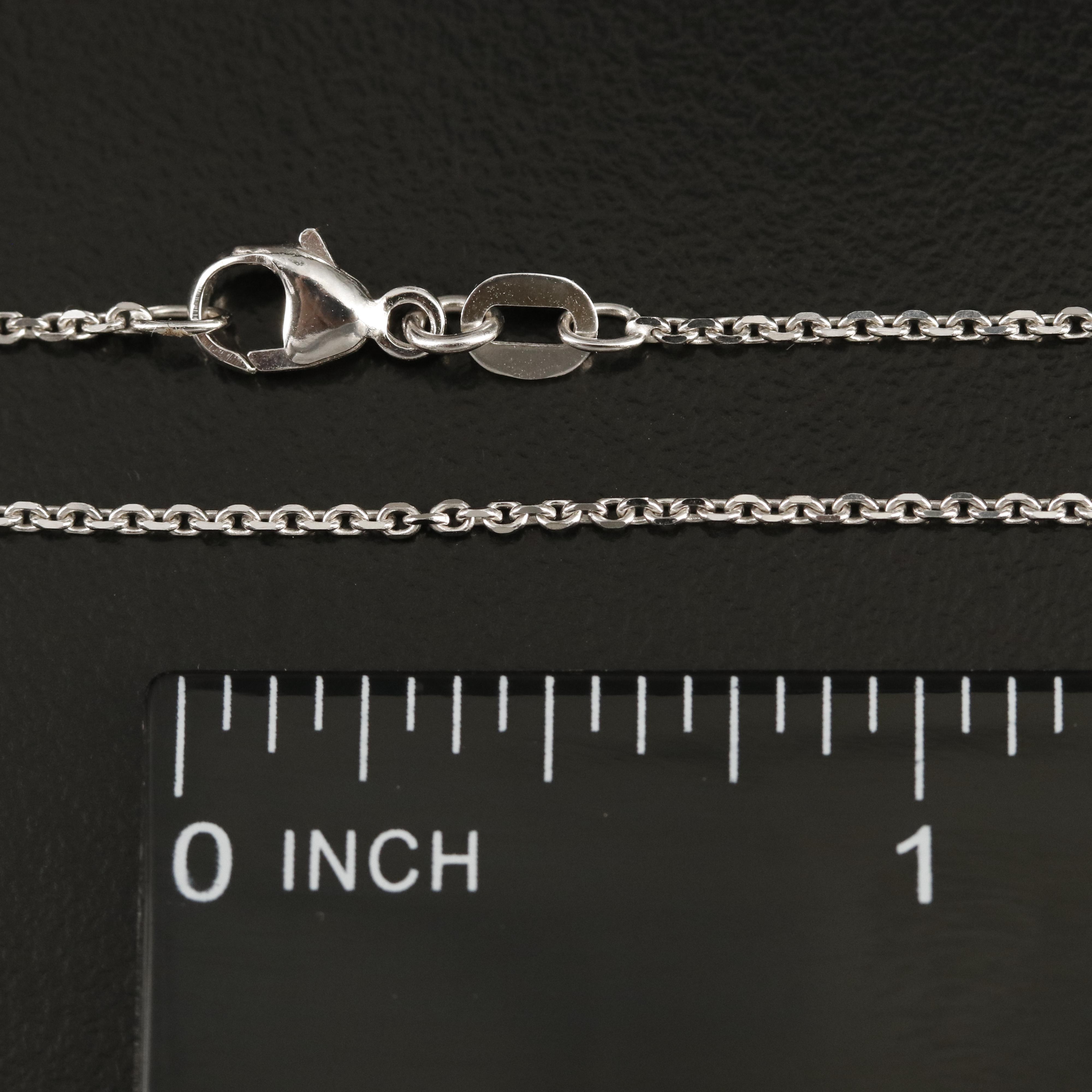 14K Diamond Cut Cable Chain