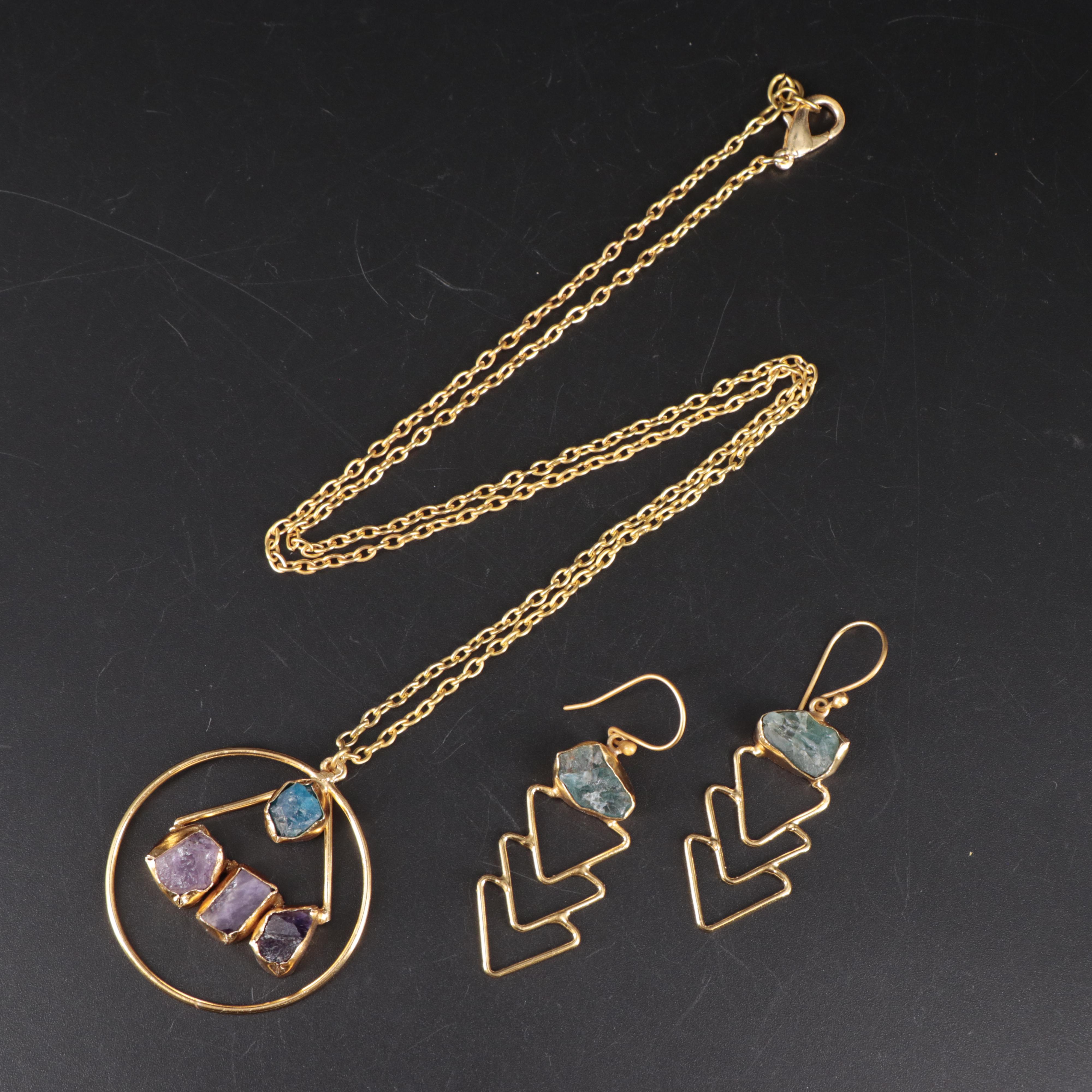 Collection of Jewelry Including Gemstones