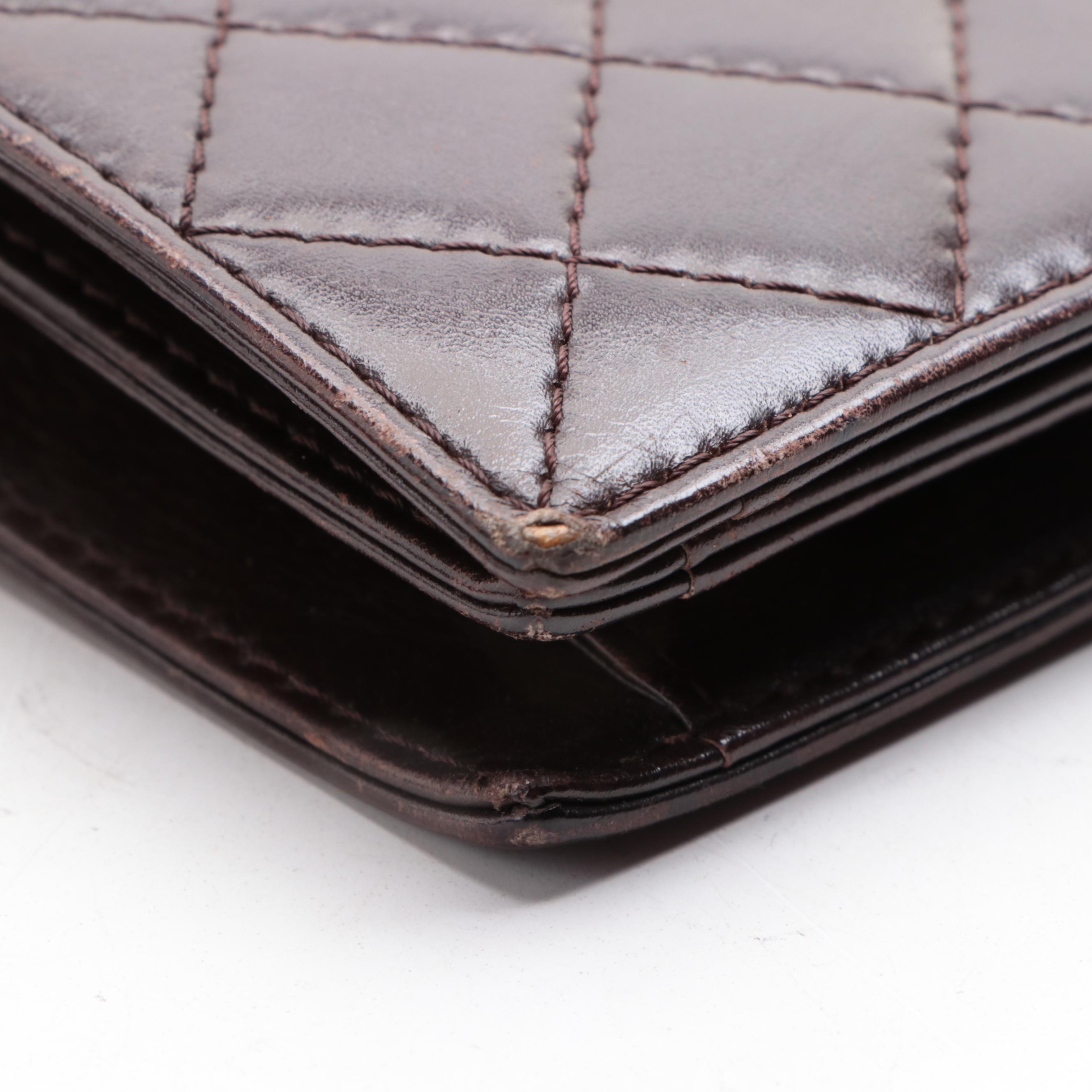 Yves Saint Laurent Front-Flap Shoulder Bag in Smooth and Quilted Leather