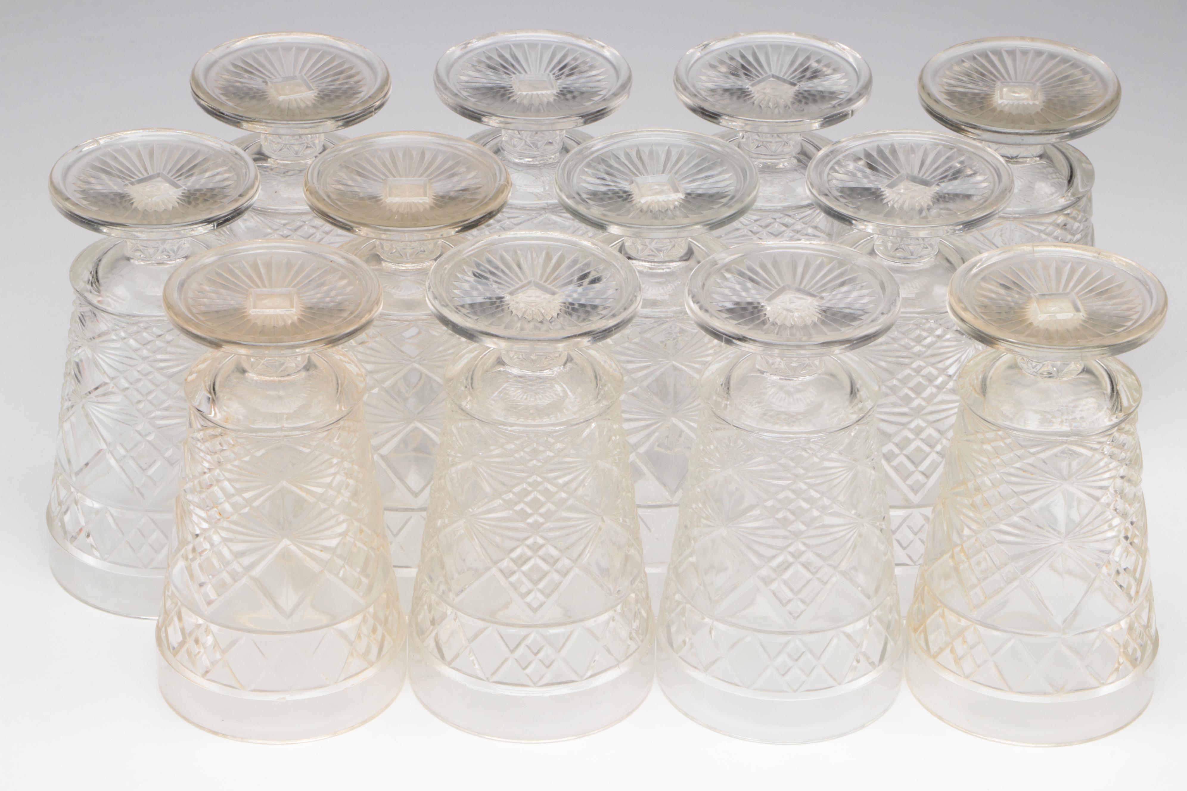 Hazel-Atlas "Big Top Peanut Butter" Iced Tea Glasses and Other Glass Tableware