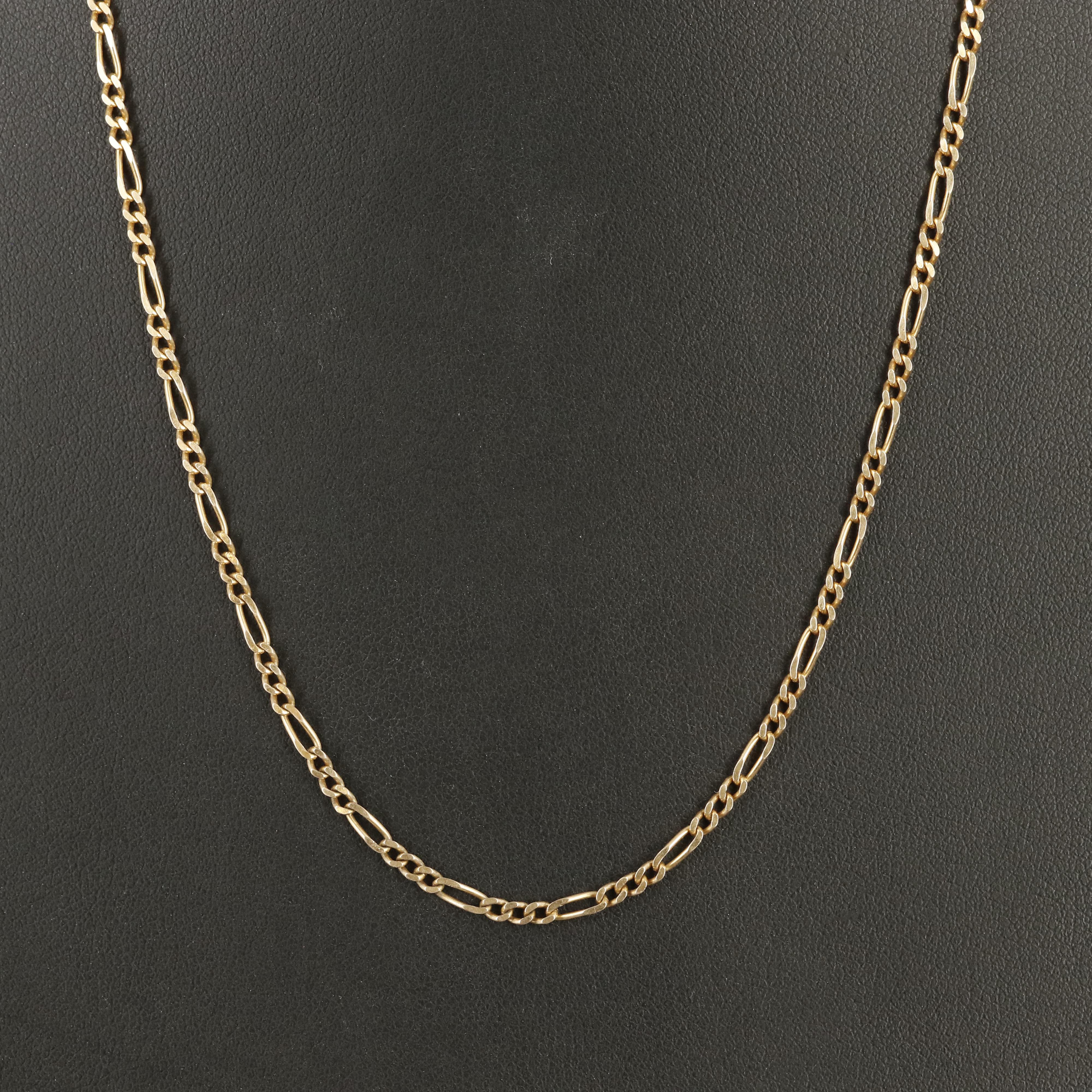 Italian 14K Figaro Chain
