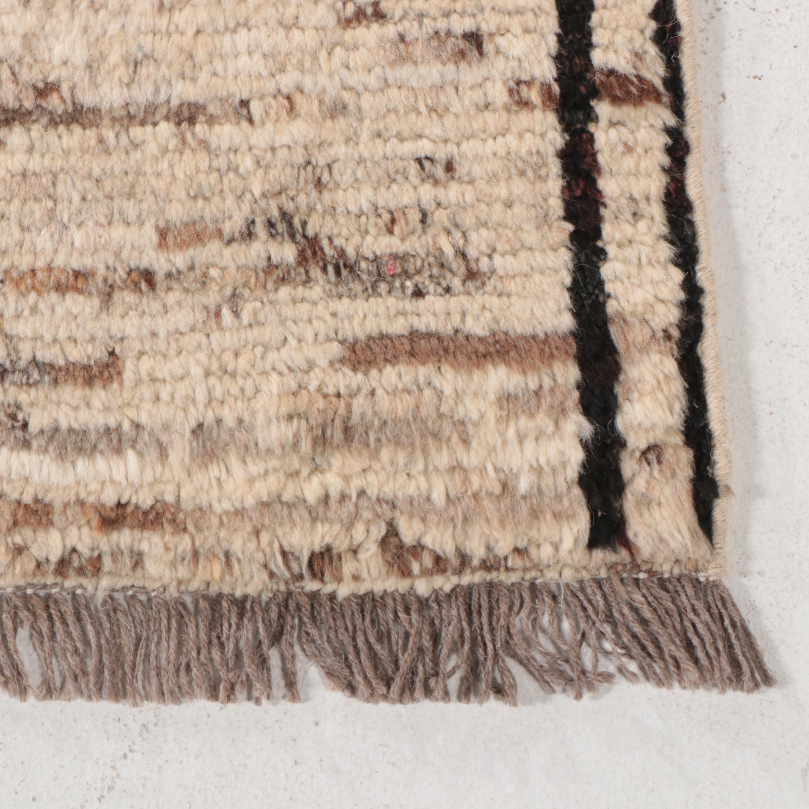 6'11 x 9'10 Hand-Knotted Persian Gabbeh Area Rug