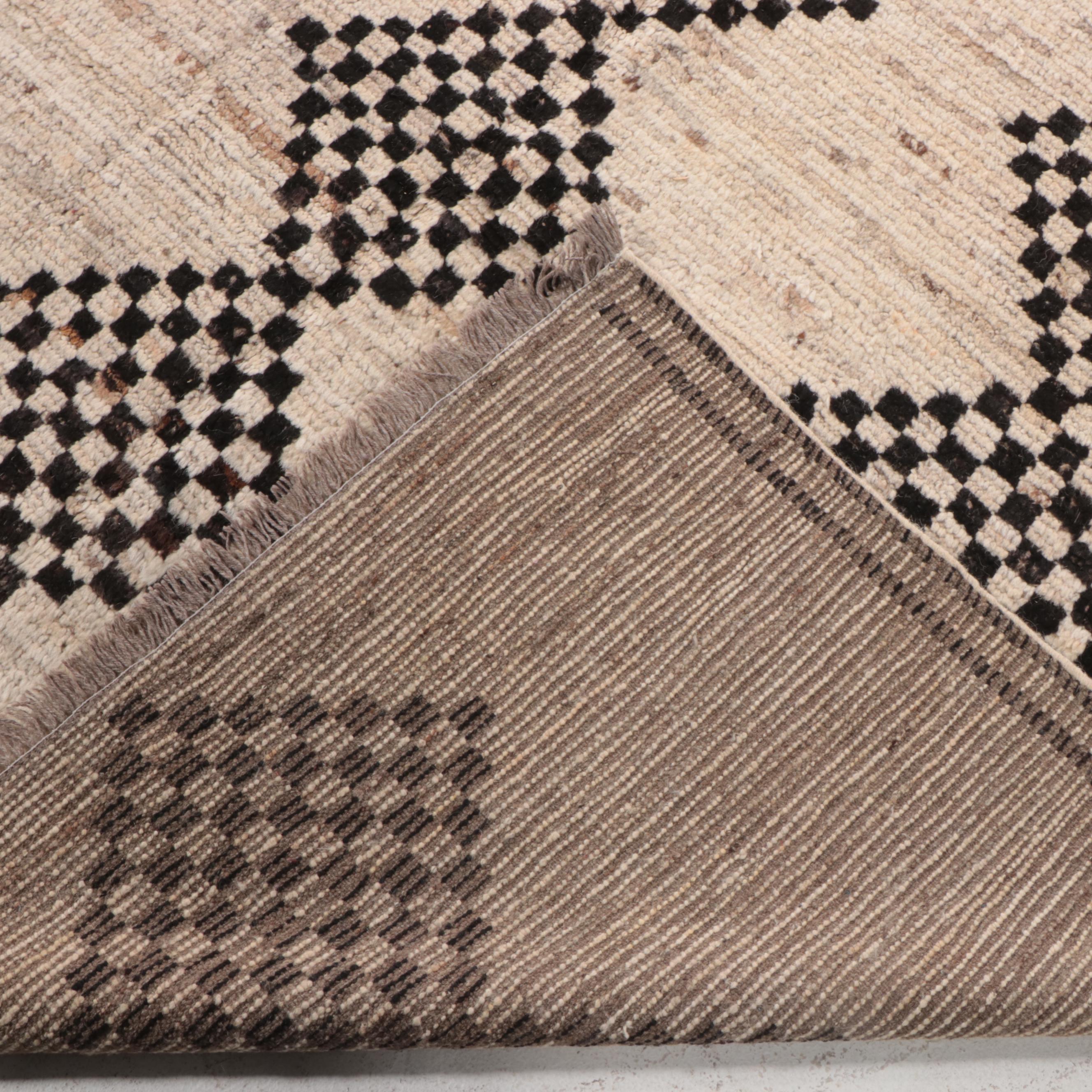 6'11 x 9'10 Hand-Knotted Persian Gabbeh Area Rug