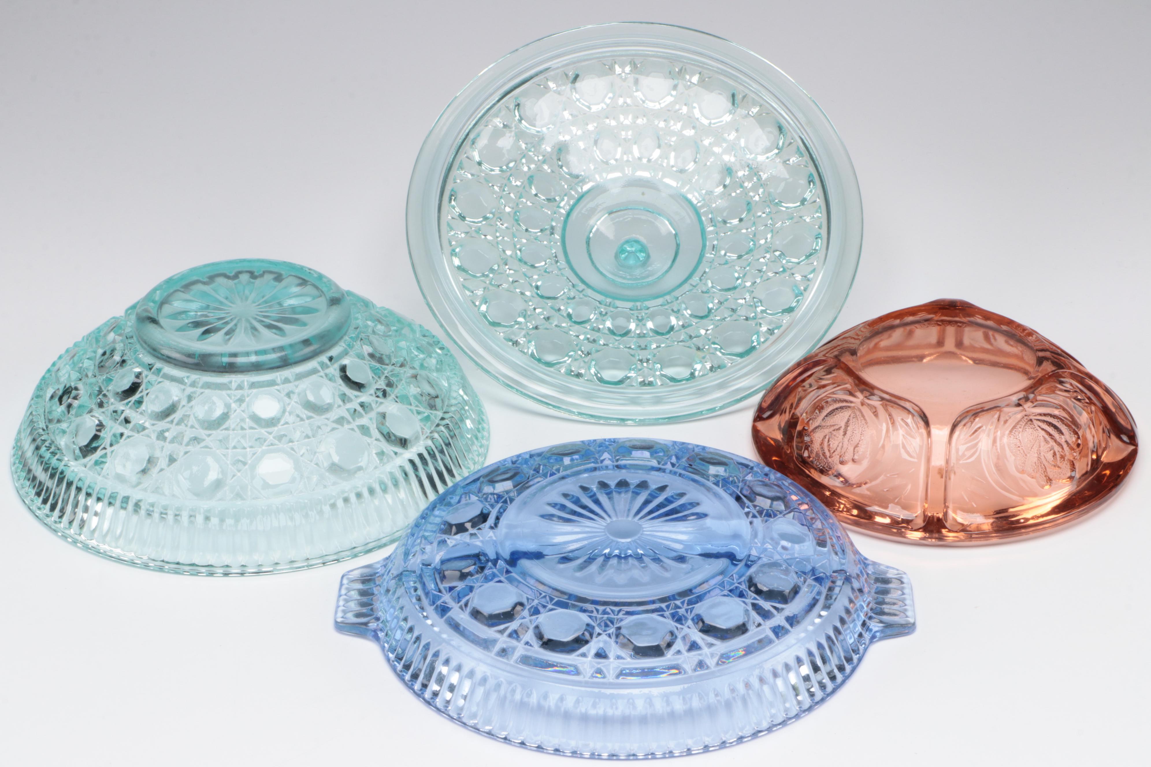 Hazel-Atlas "Big Top Peanut Butter" Iced Tea Glasses and Other Glass Tableware