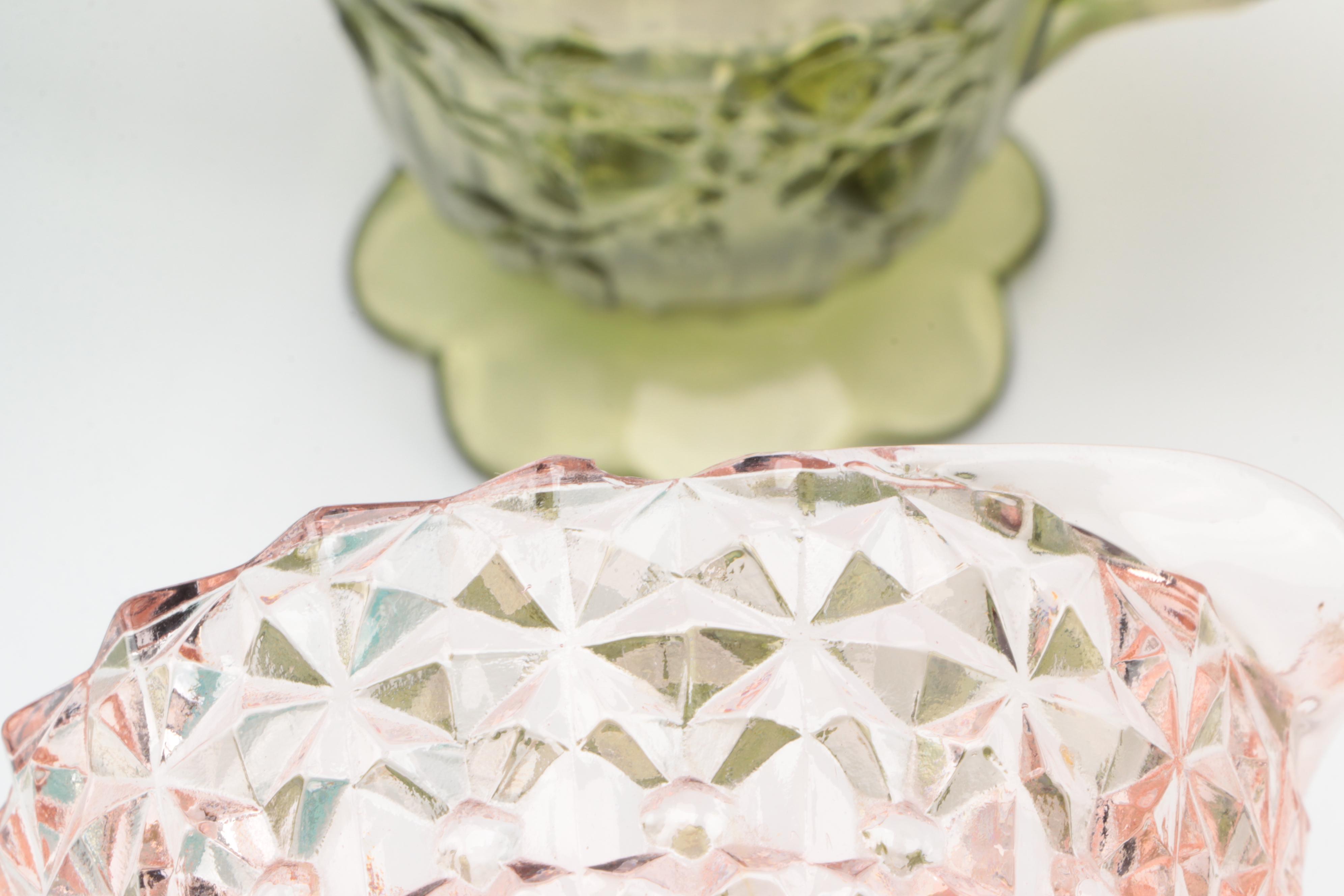 Hazel-Atlas "Big Top Peanut Butter" Iced Tea Glasses and Other Glass Tableware