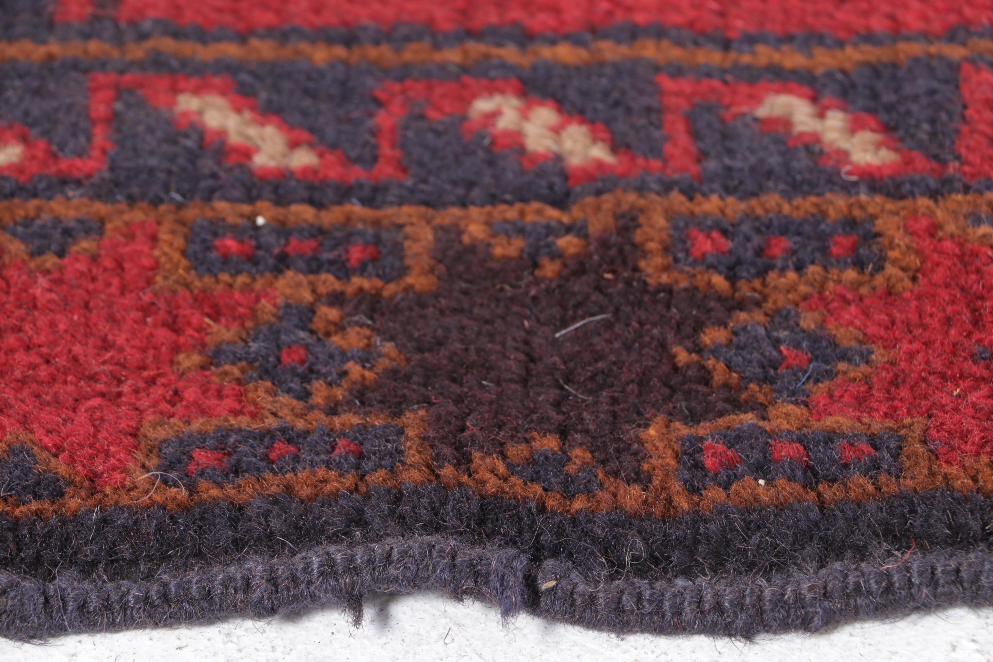 3'1 x 4'7 Hand-Knotted Afghan Taimani Accent Rug