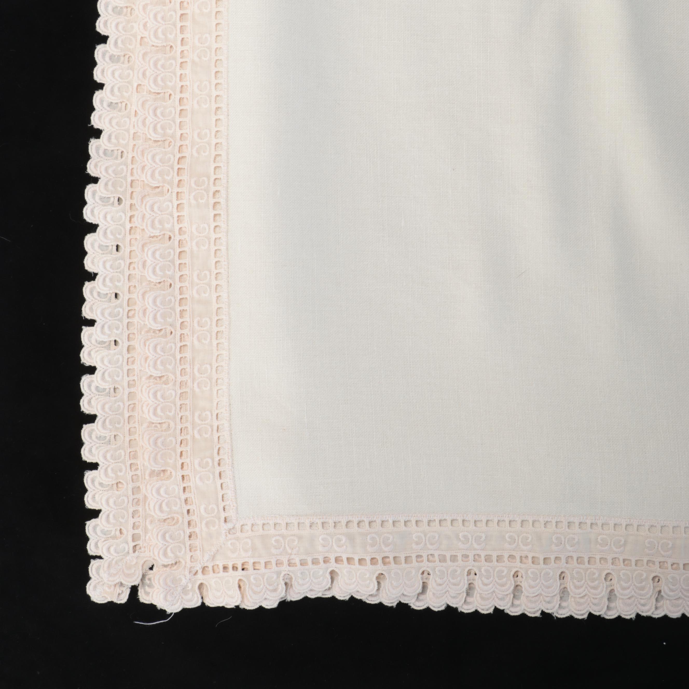 Cutwork with Other Embroidered Table Linens, 20th Century