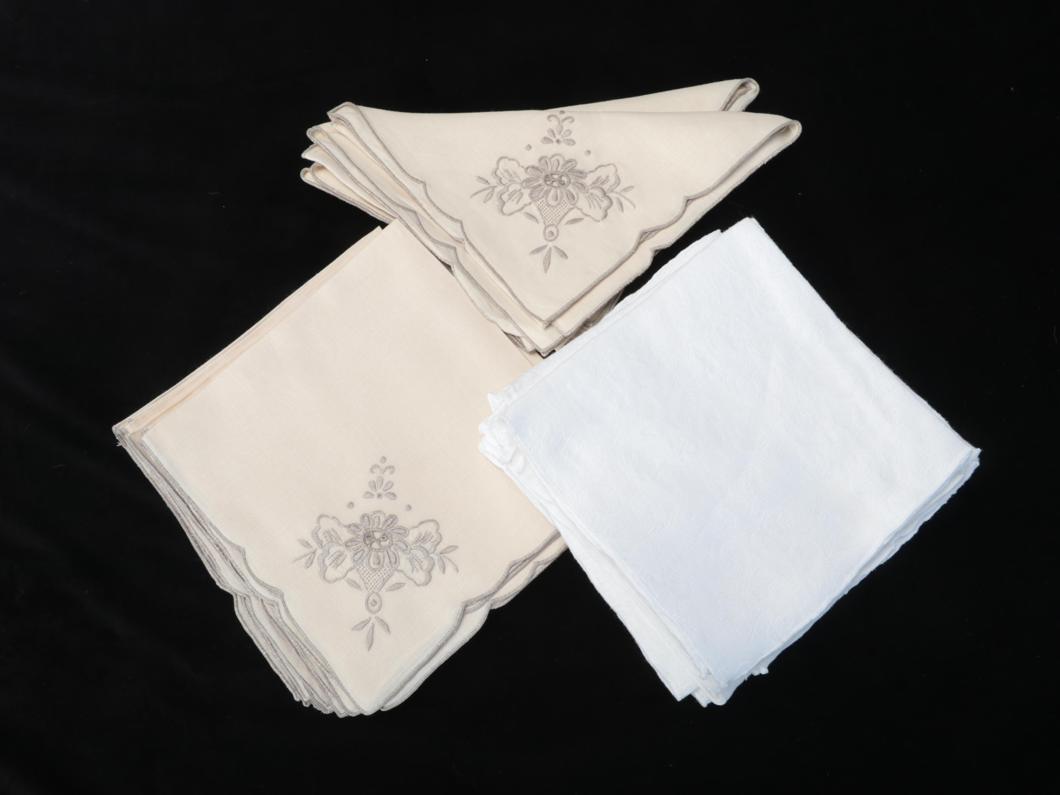 Cutwork with Other Embroidered Table Linens, 20th Century