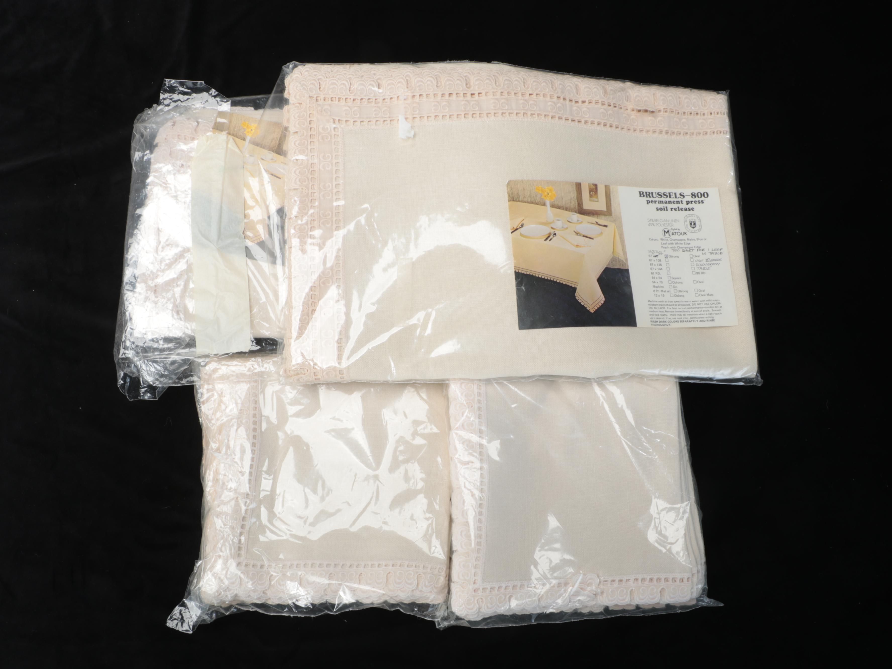 Cutwork with Other Embroidered Table Linens, 20th Century