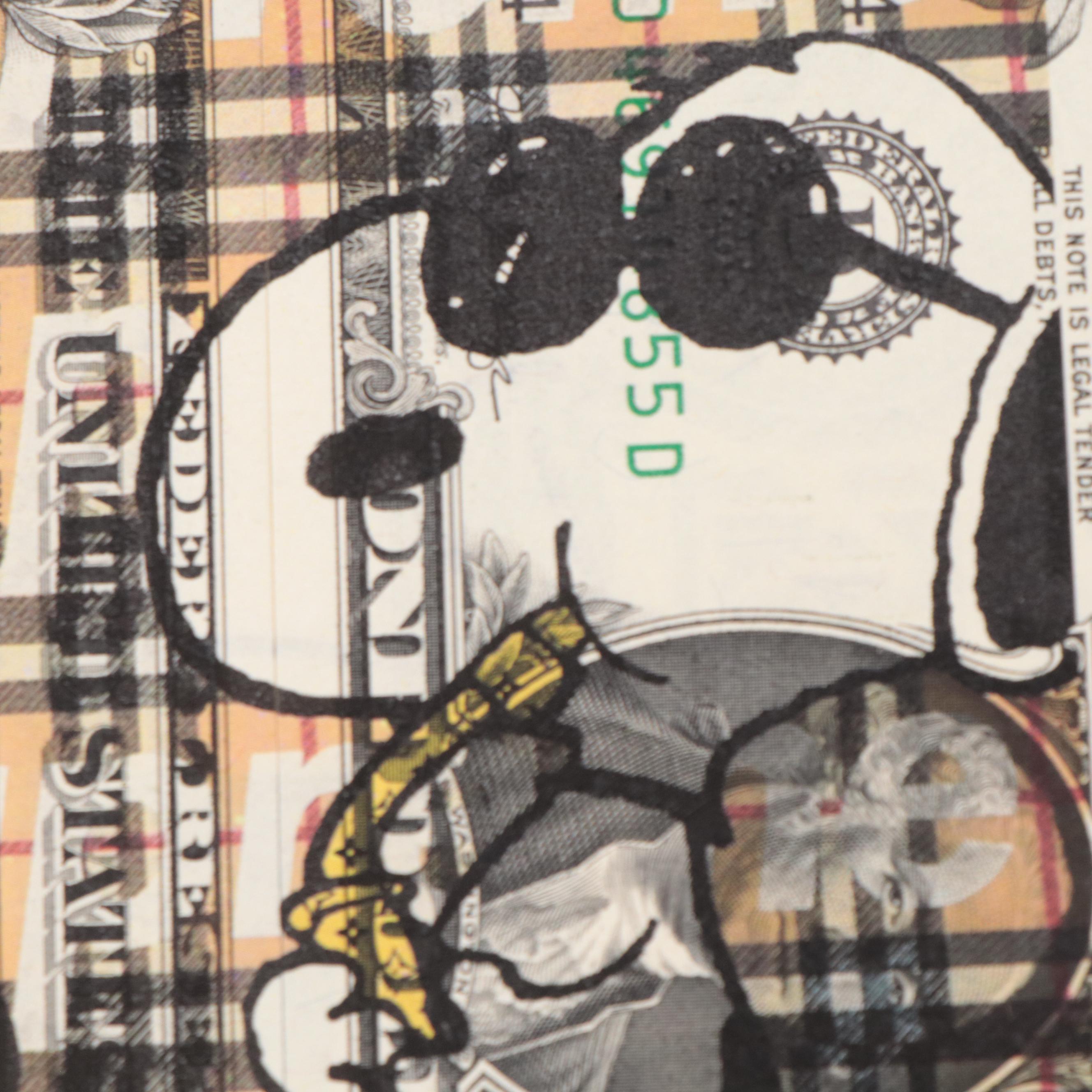 Death NYC Pop Art Graphic Print of Peanuts Burberry, 2022