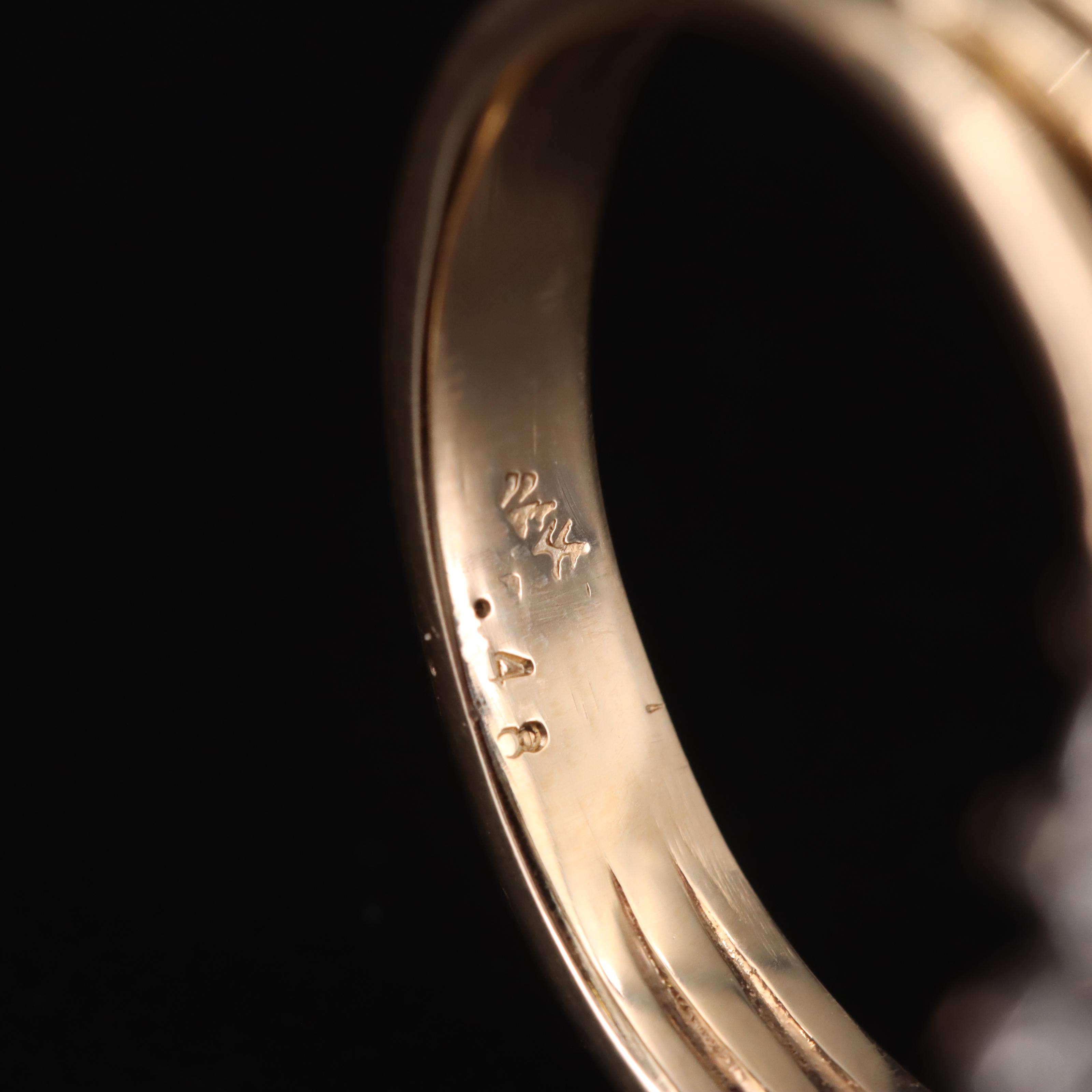 14K Sapphire and Diamond Halo Ring