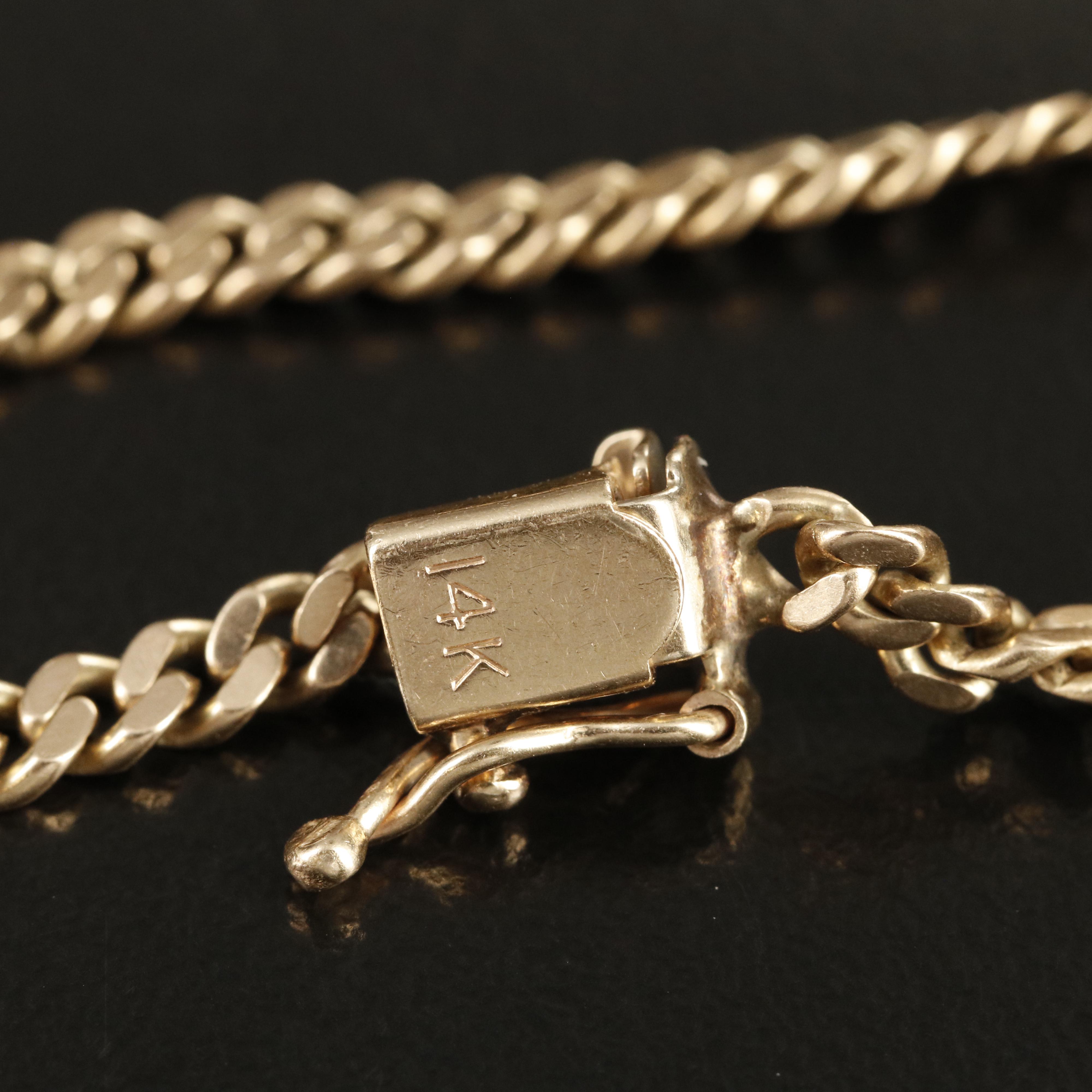 14K Curb Chain