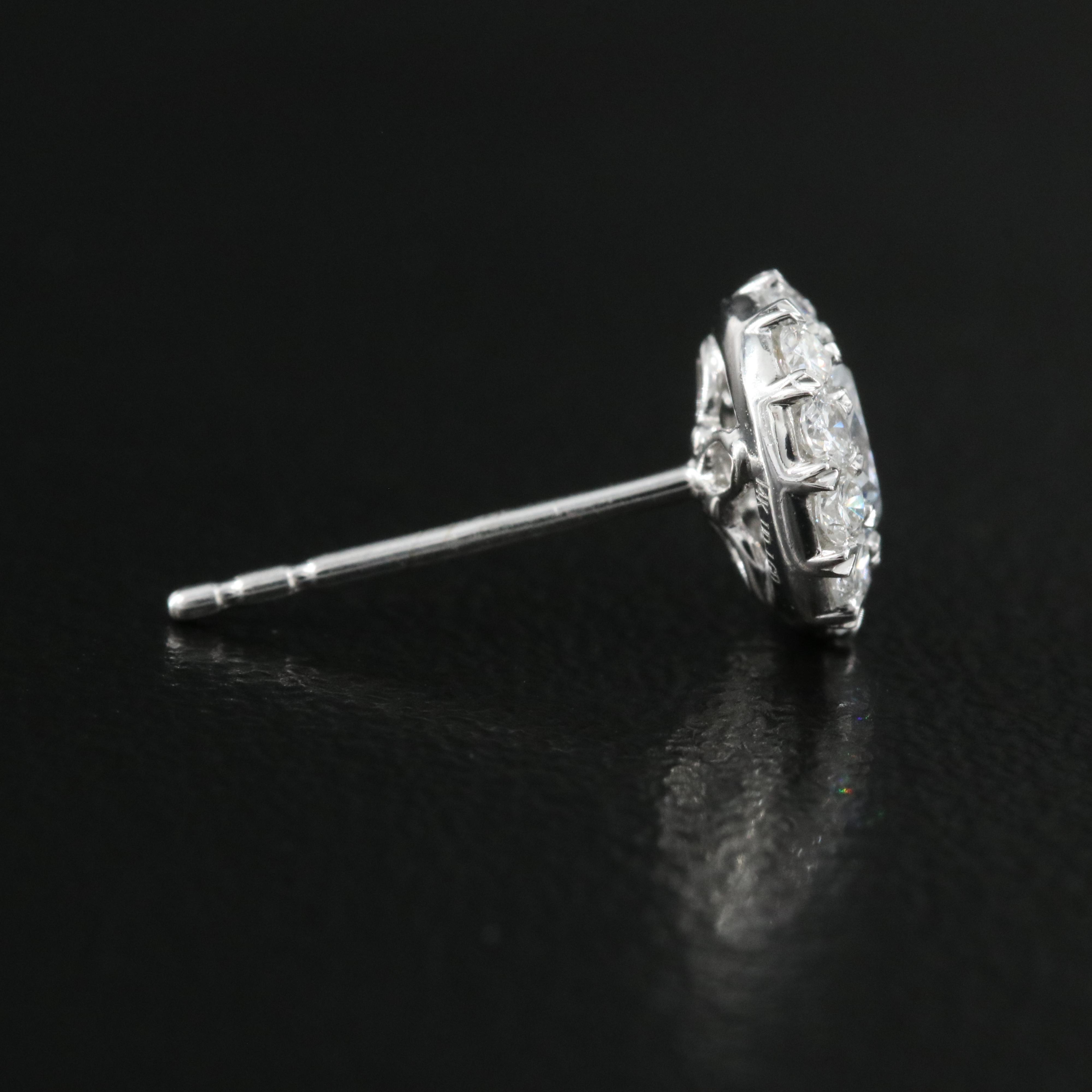 14K 1.02 CTW Lab Grown Diamond Stud Earrings