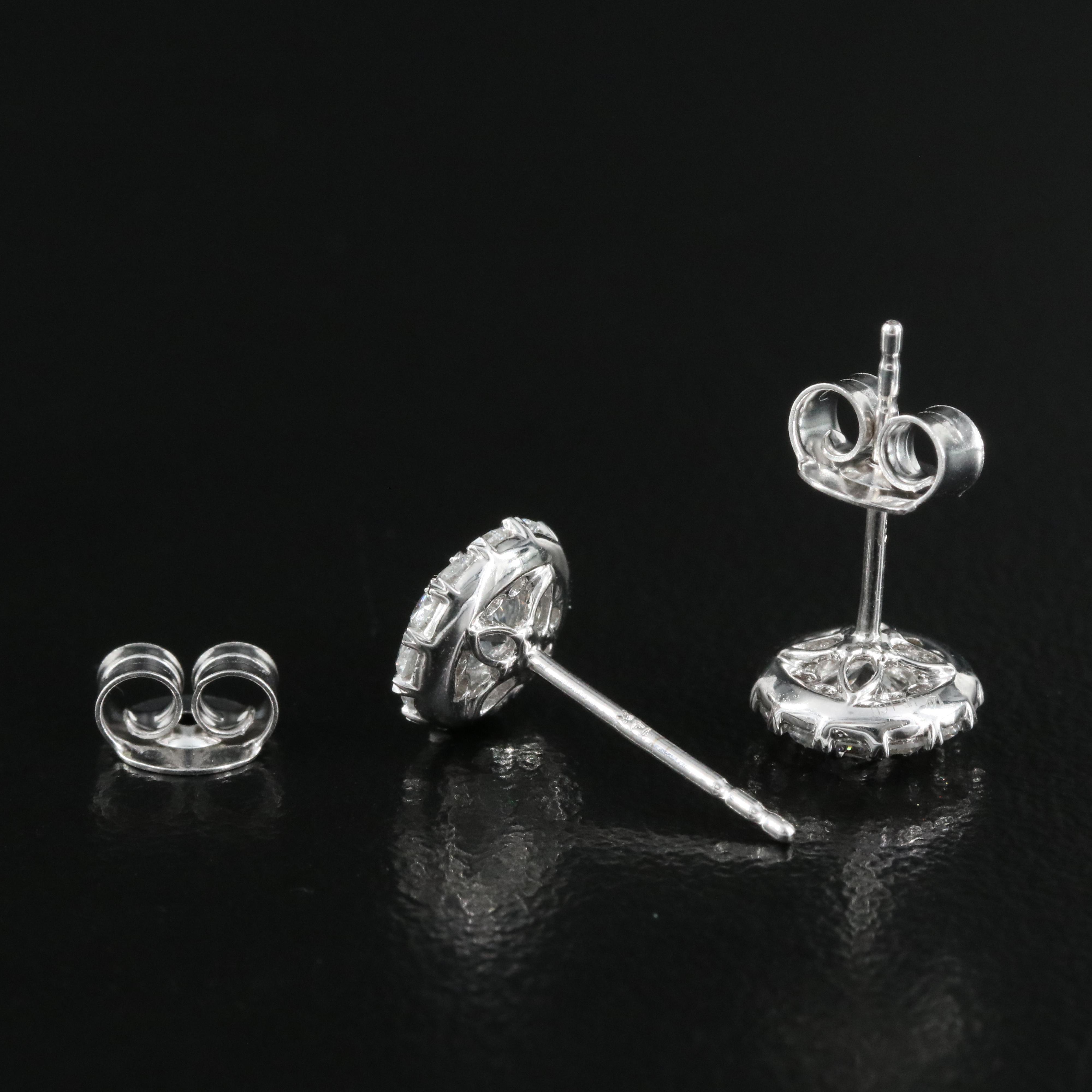 14K 1.02 CTW Lab Grown Diamond Stud Earrings