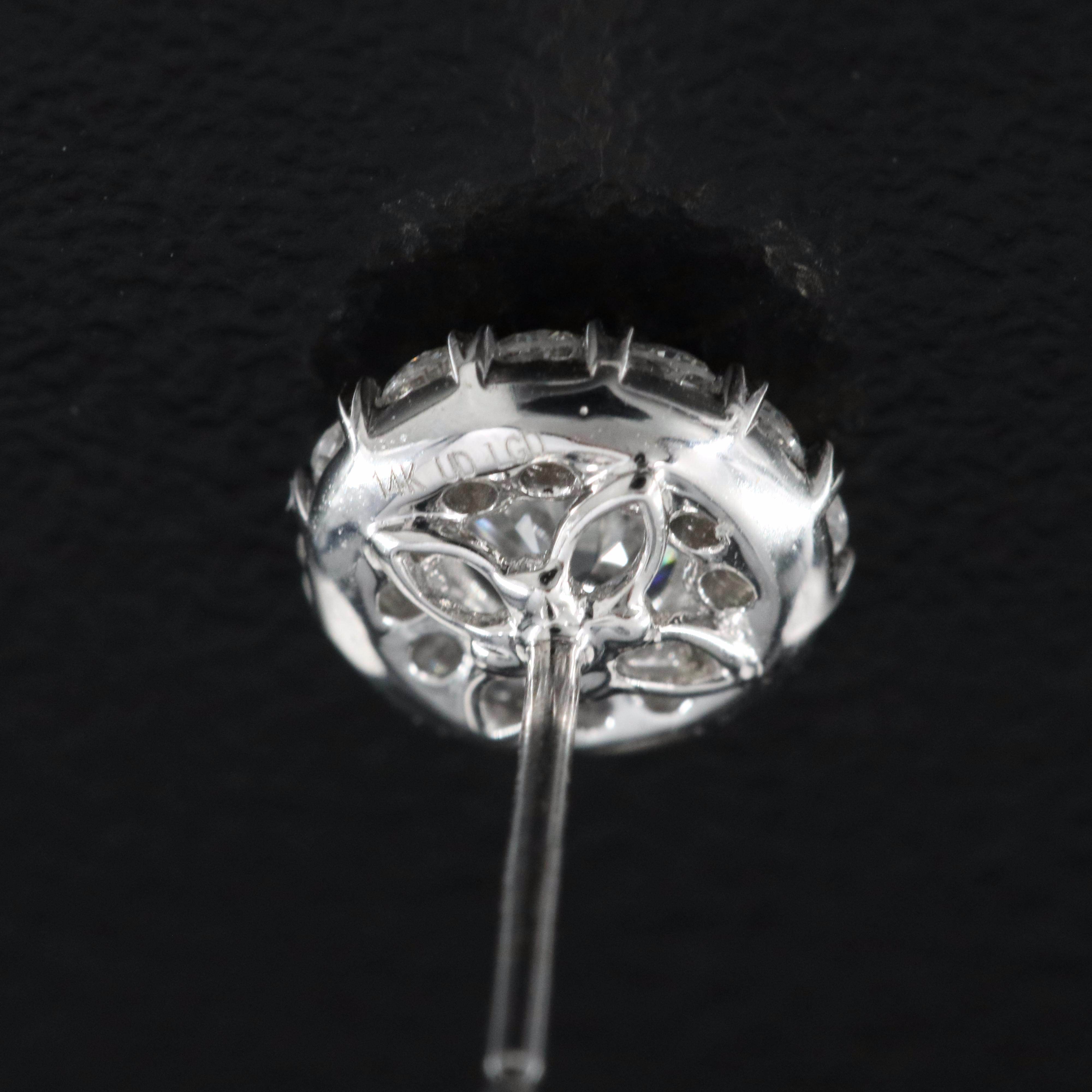 14K 1.02 CTW Lab Grown Diamond Stud Earrings