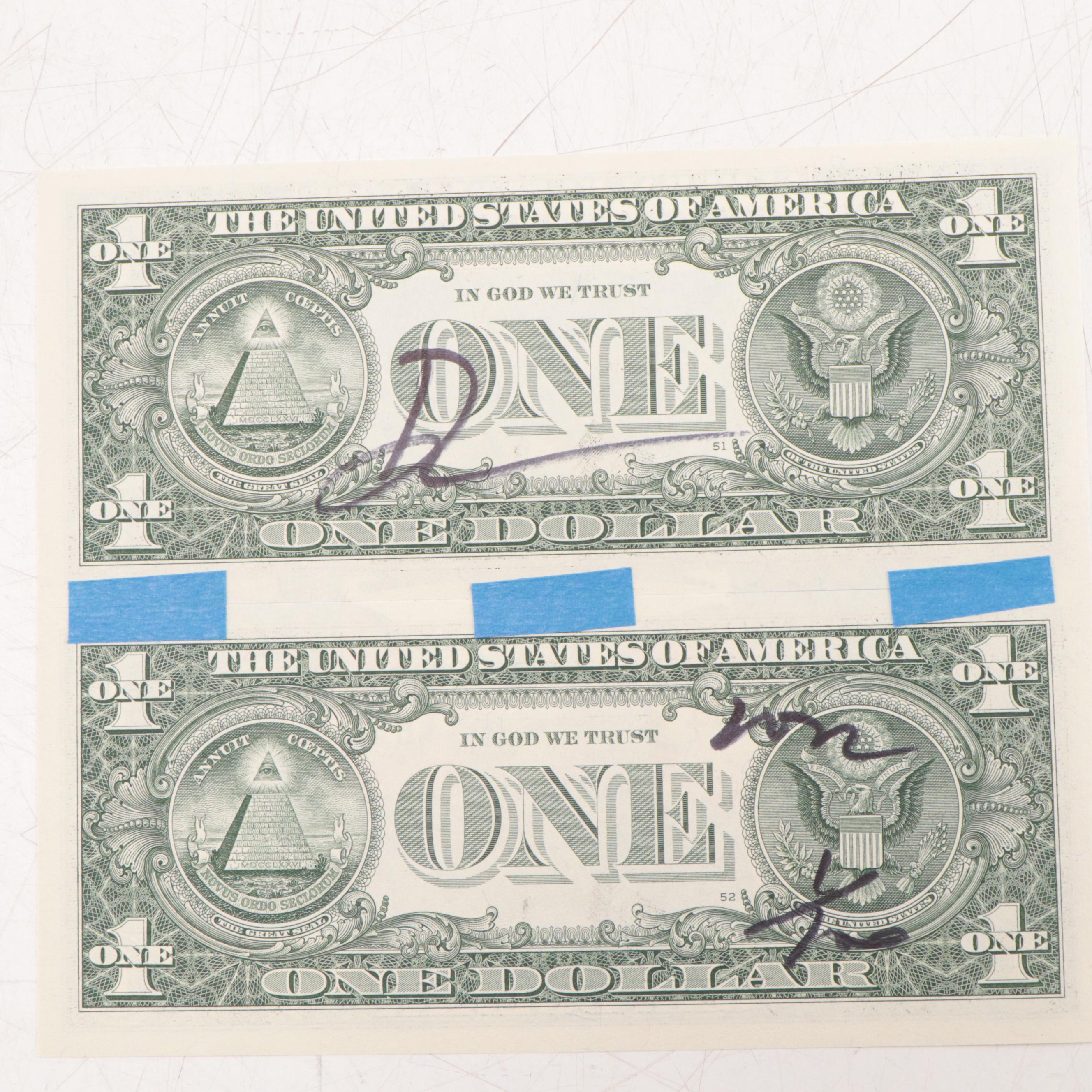 Death NYC Pop Art Graphic Print of Peanuts on Dollar Notes, 2022