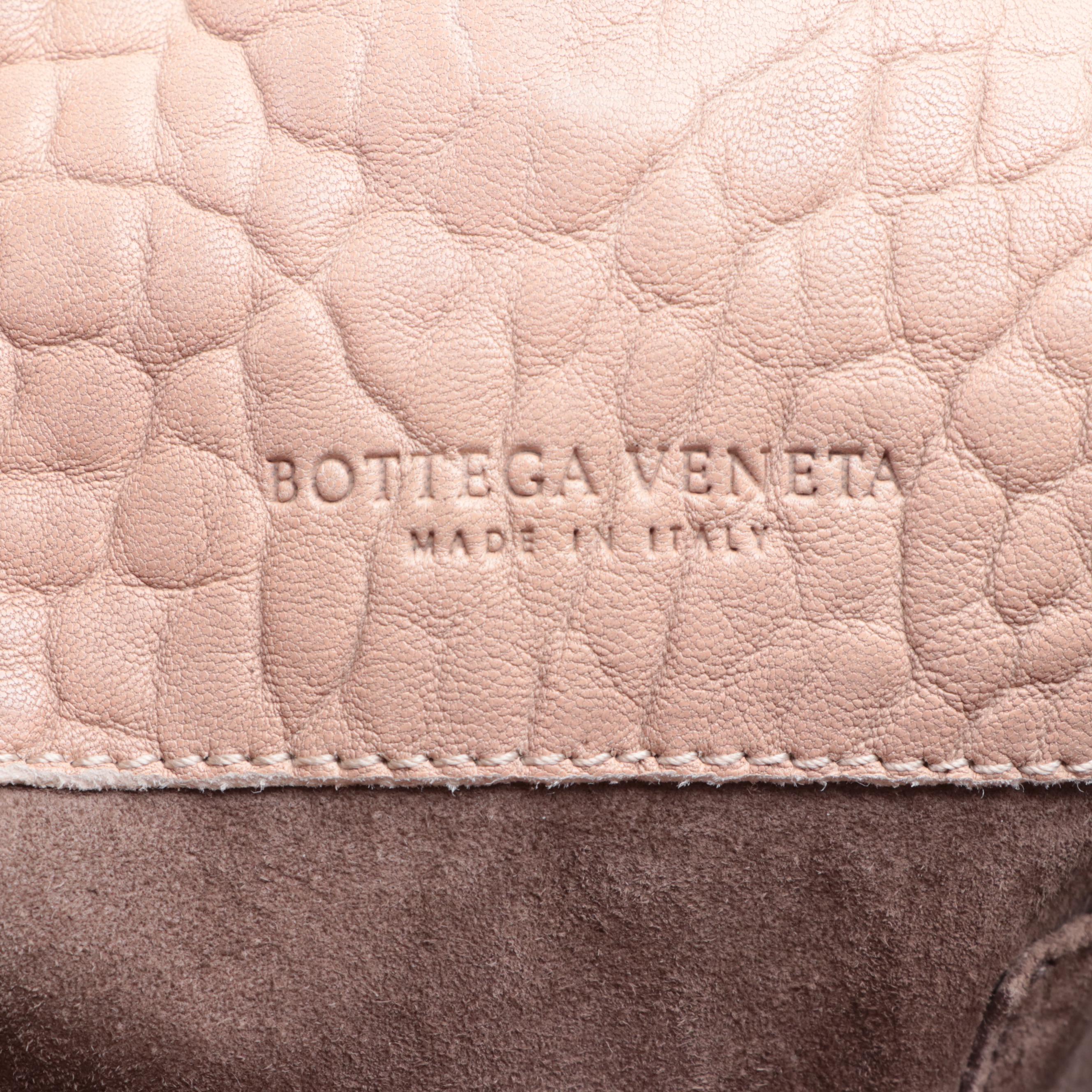 Bottega Veneta Hobo Bag in Intracciato and Pebbled Leather