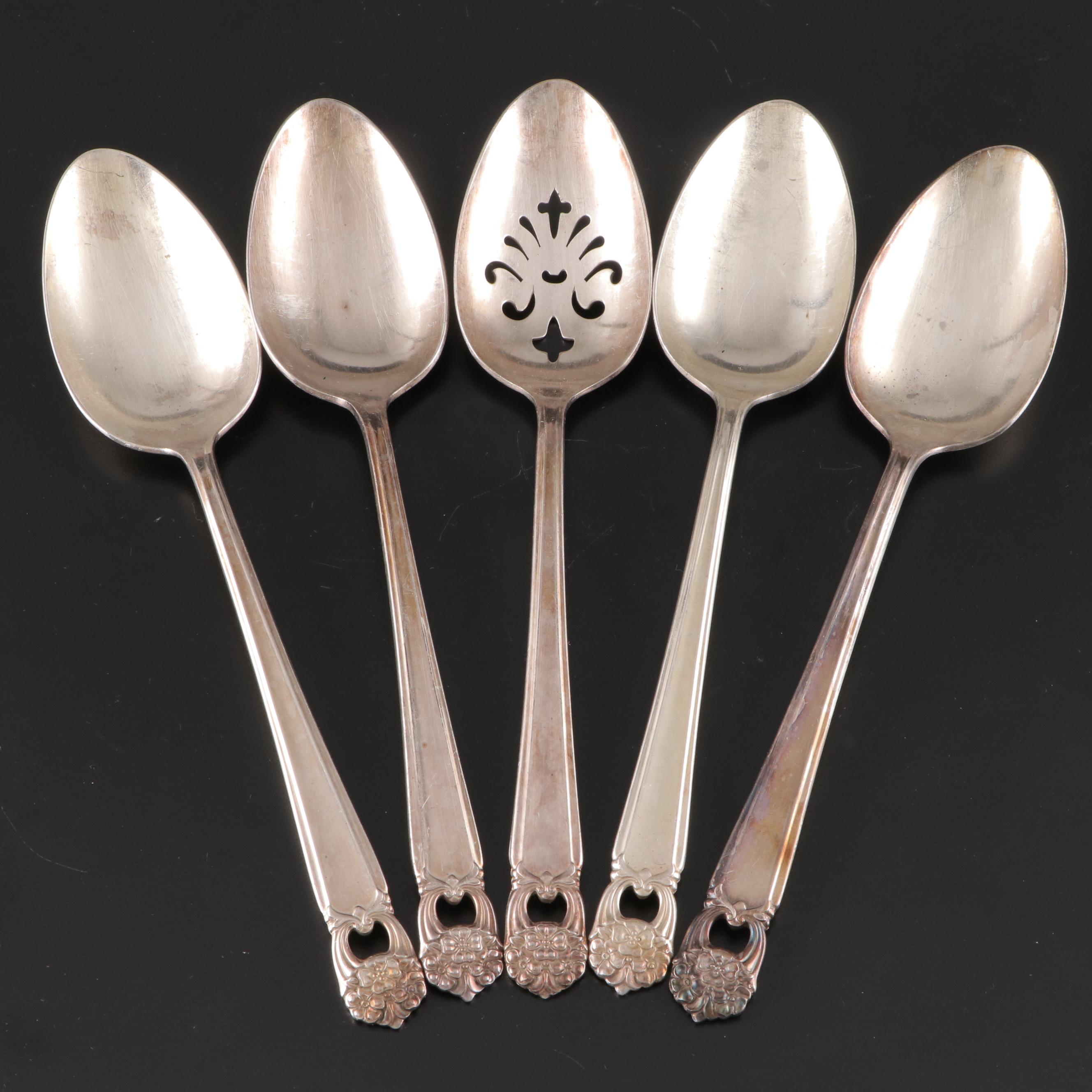 1847 Rogers Bros Silver Plate "Eternally Yours" Flatware, Mid to Late 20th C.