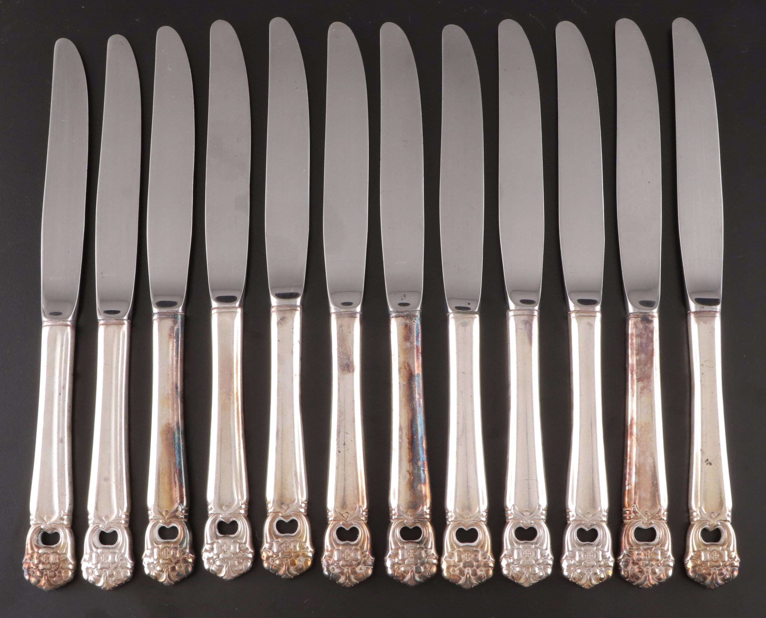 1847 Rogers Bros Silver Plate "Eternally Yours" Flatware, Mid to Late 20th C.