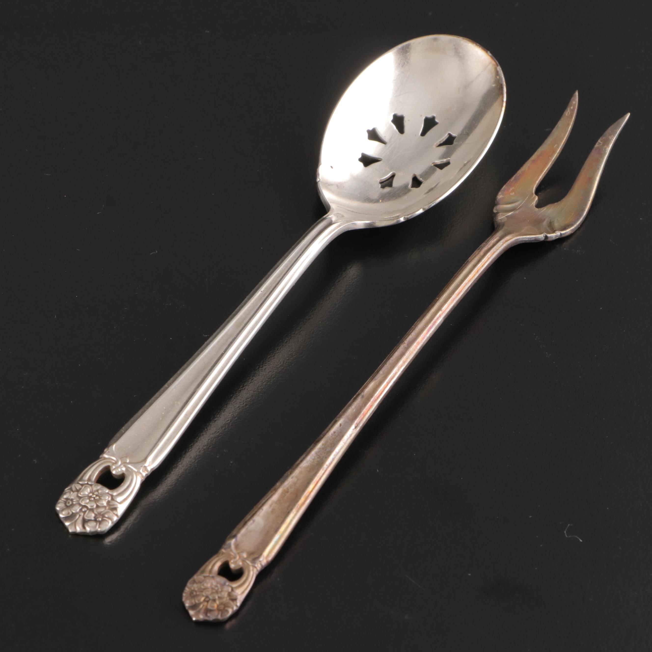 1847 Rogers Bros Silver Plate "Eternally Yours" Flatware, Mid to Late 20th C.