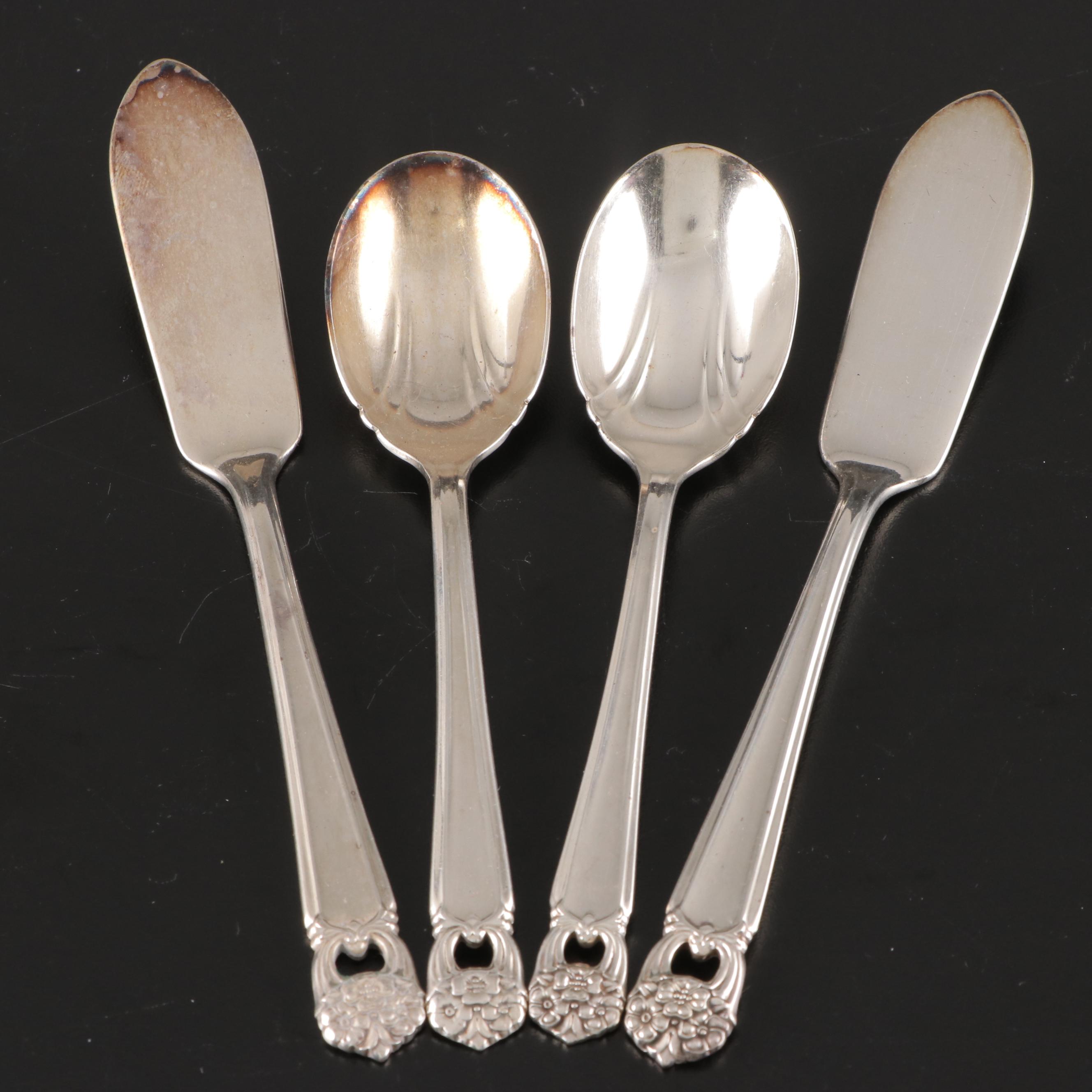 1847 Rogers Bros Silver Plate "Eternally Yours" Flatware, Mid to Late 20th C.