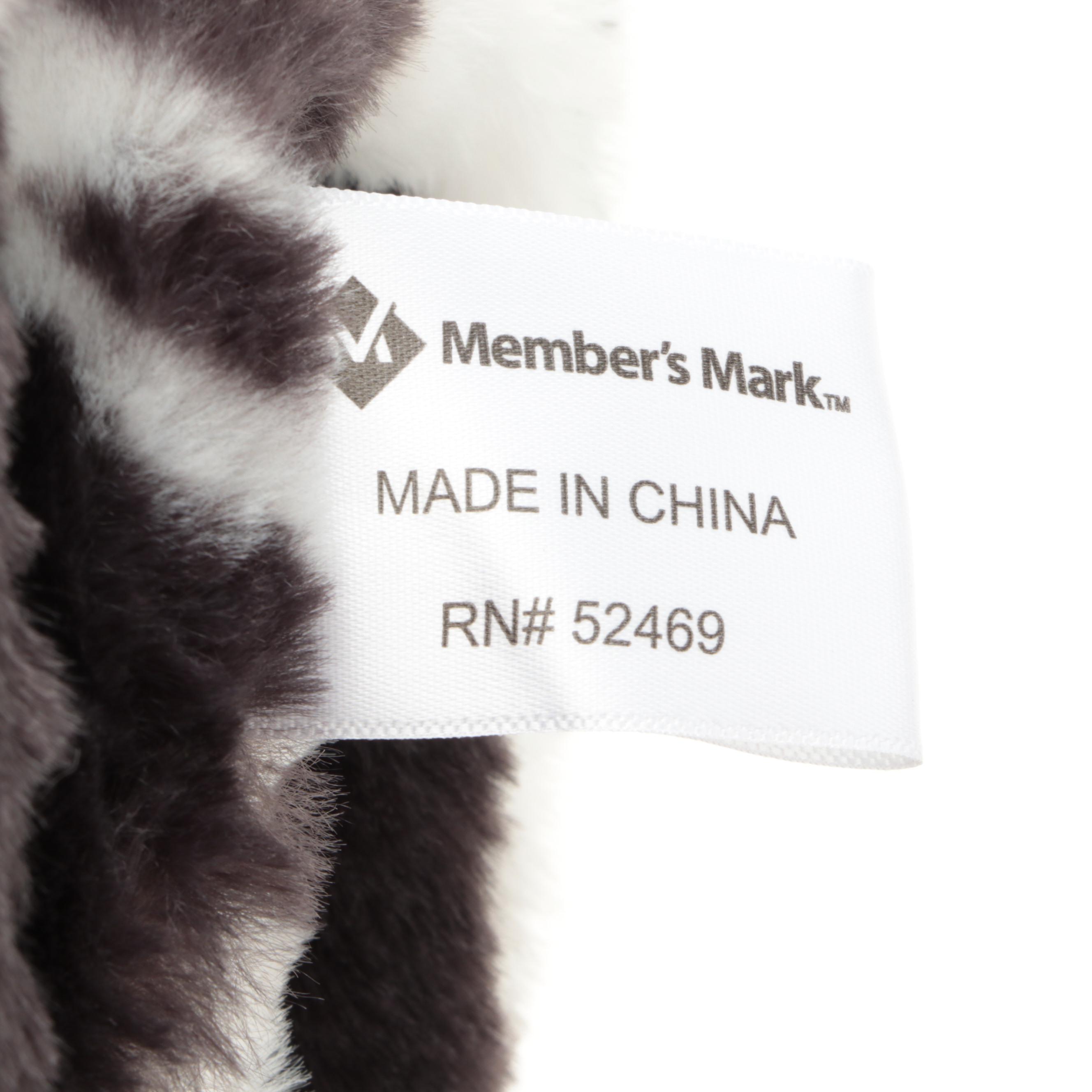 Member's Mark Hotel Premier Collection Luxury Throw Blanket in Black Cow