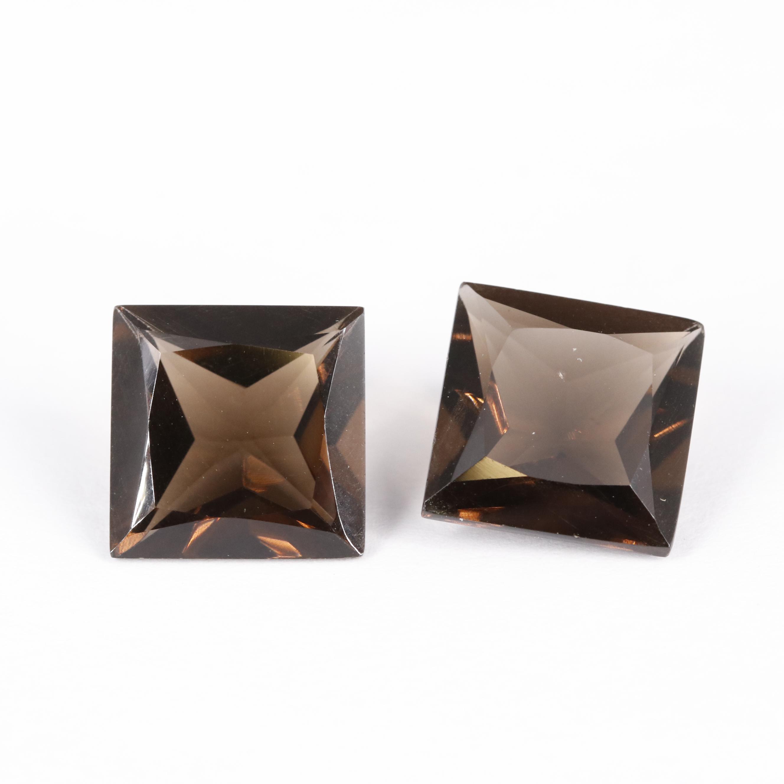 Loose 12.66 CTW Smoky Quartz