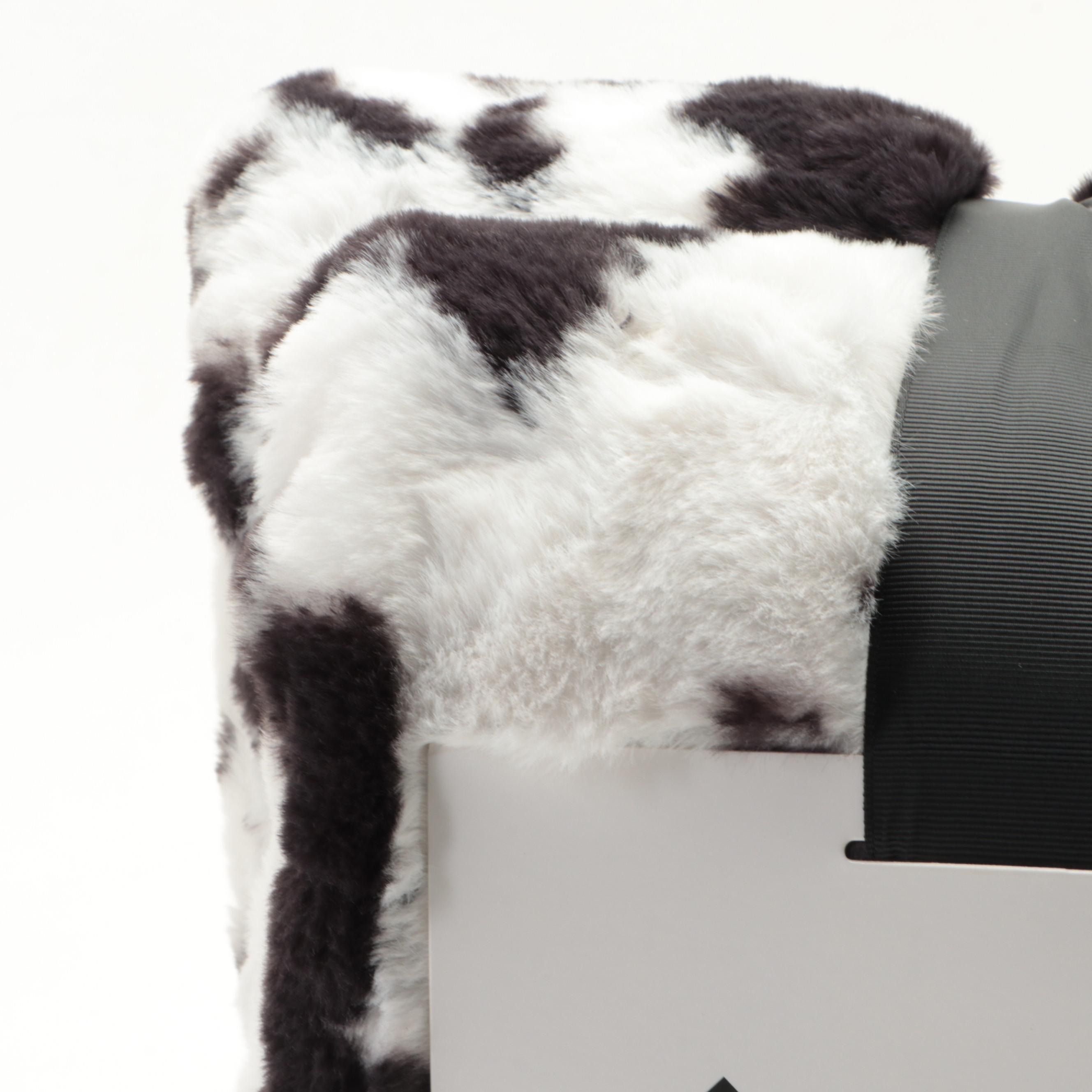 Member's Mark Hotel Premier Collection Luxury Throw in Black Cow