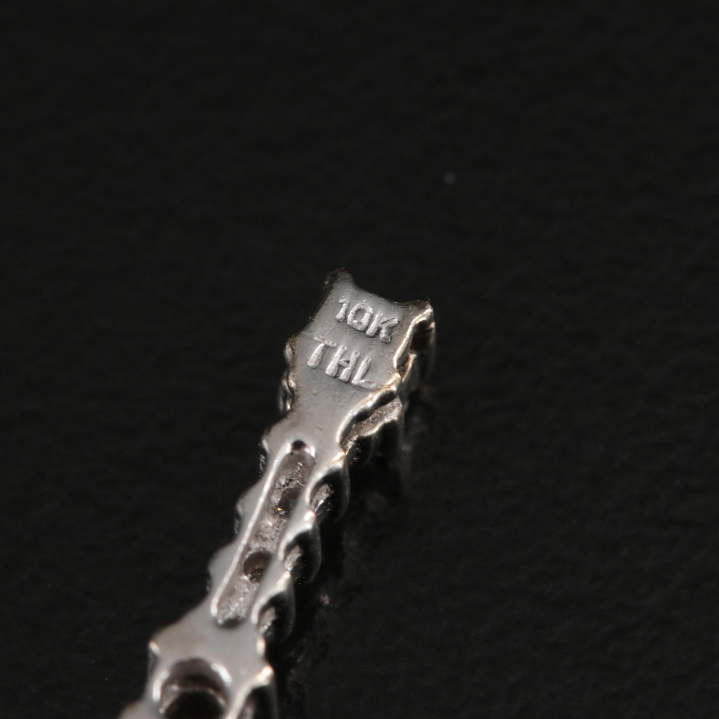 10K 0.24 CTW Diamond Slide Pendant