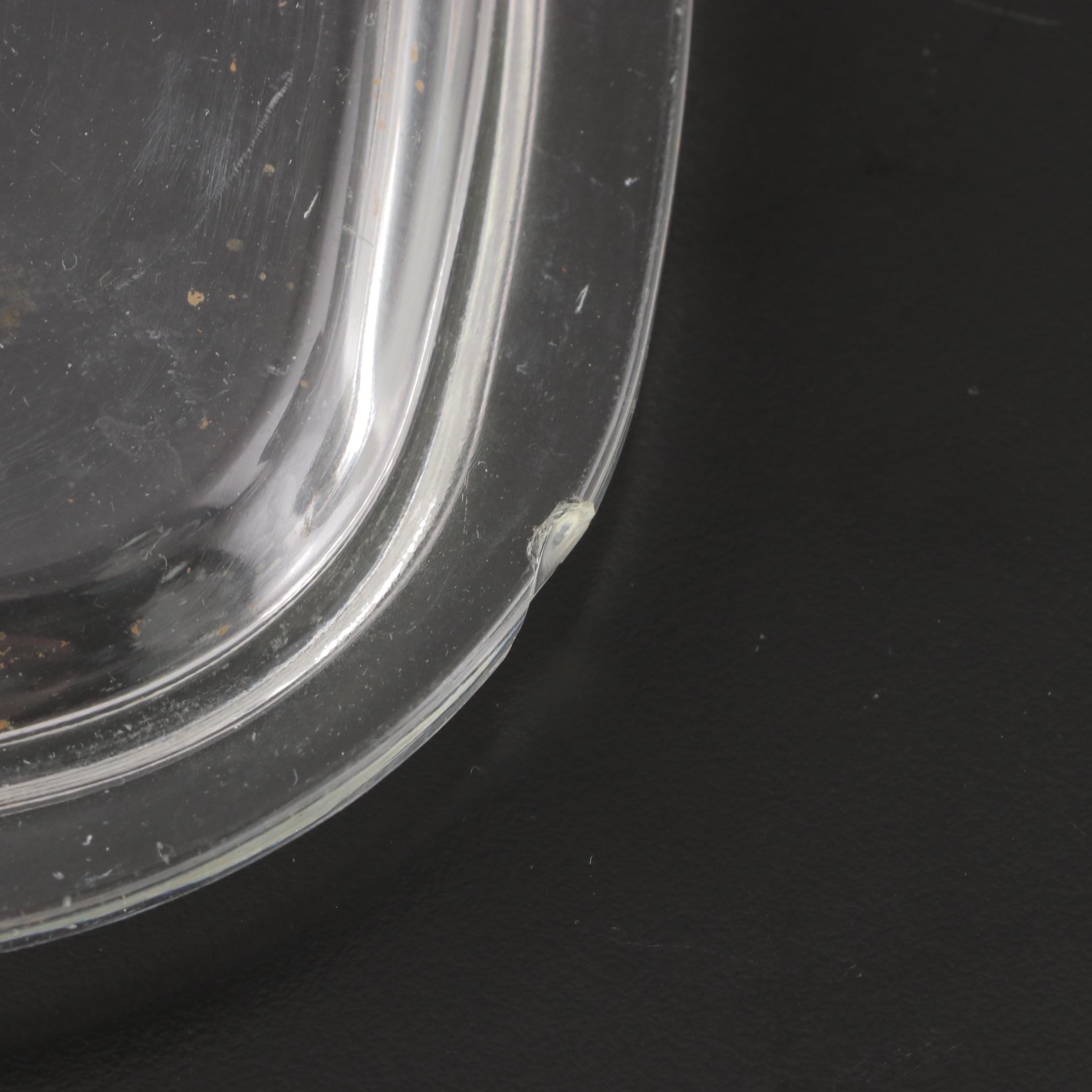 Pyrex "Butterprint" Refrigerator Dishes with Other Bakeware and Carafes