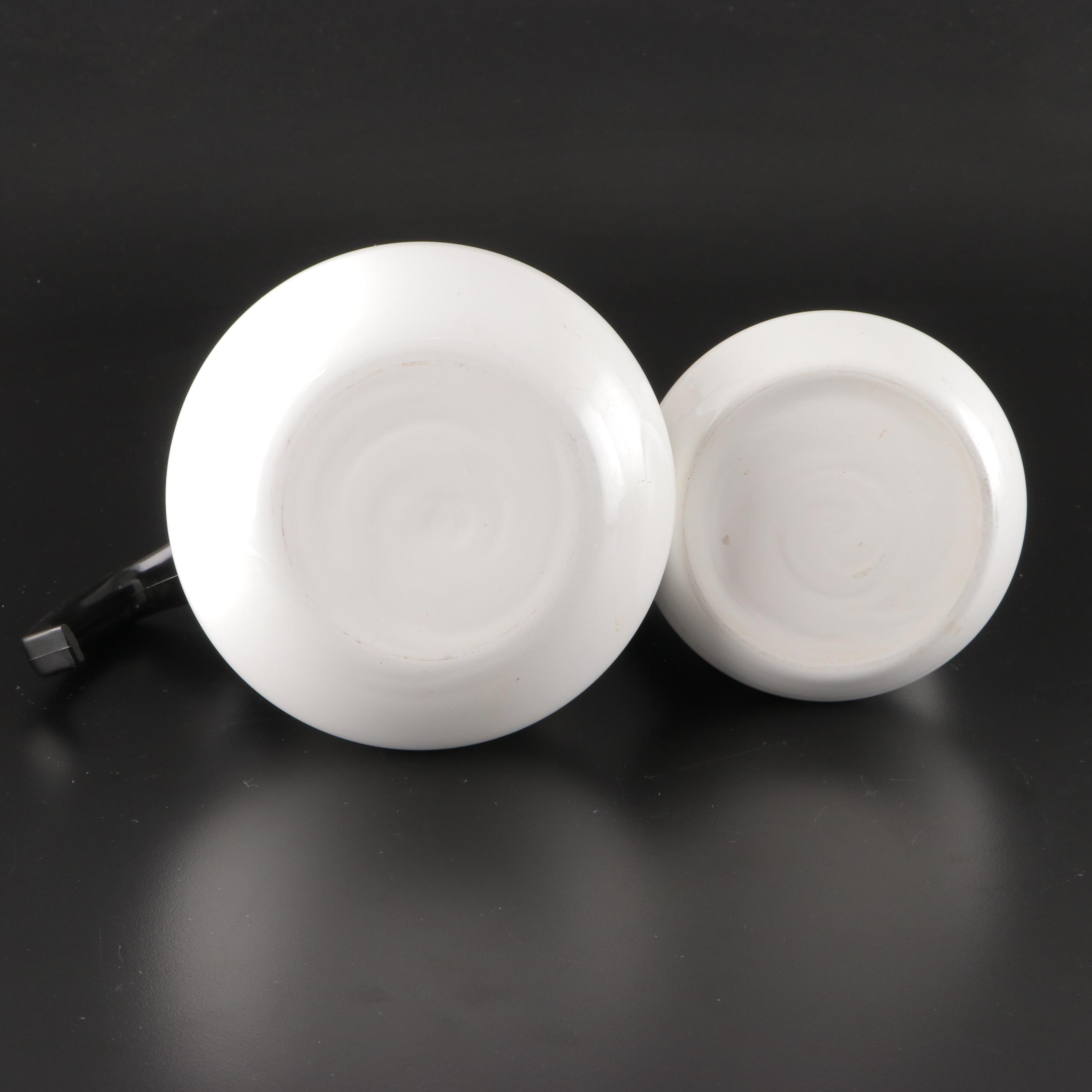 Pyrex "Butterprint" Refrigerator Dishes with Other Bakeware and Carafes