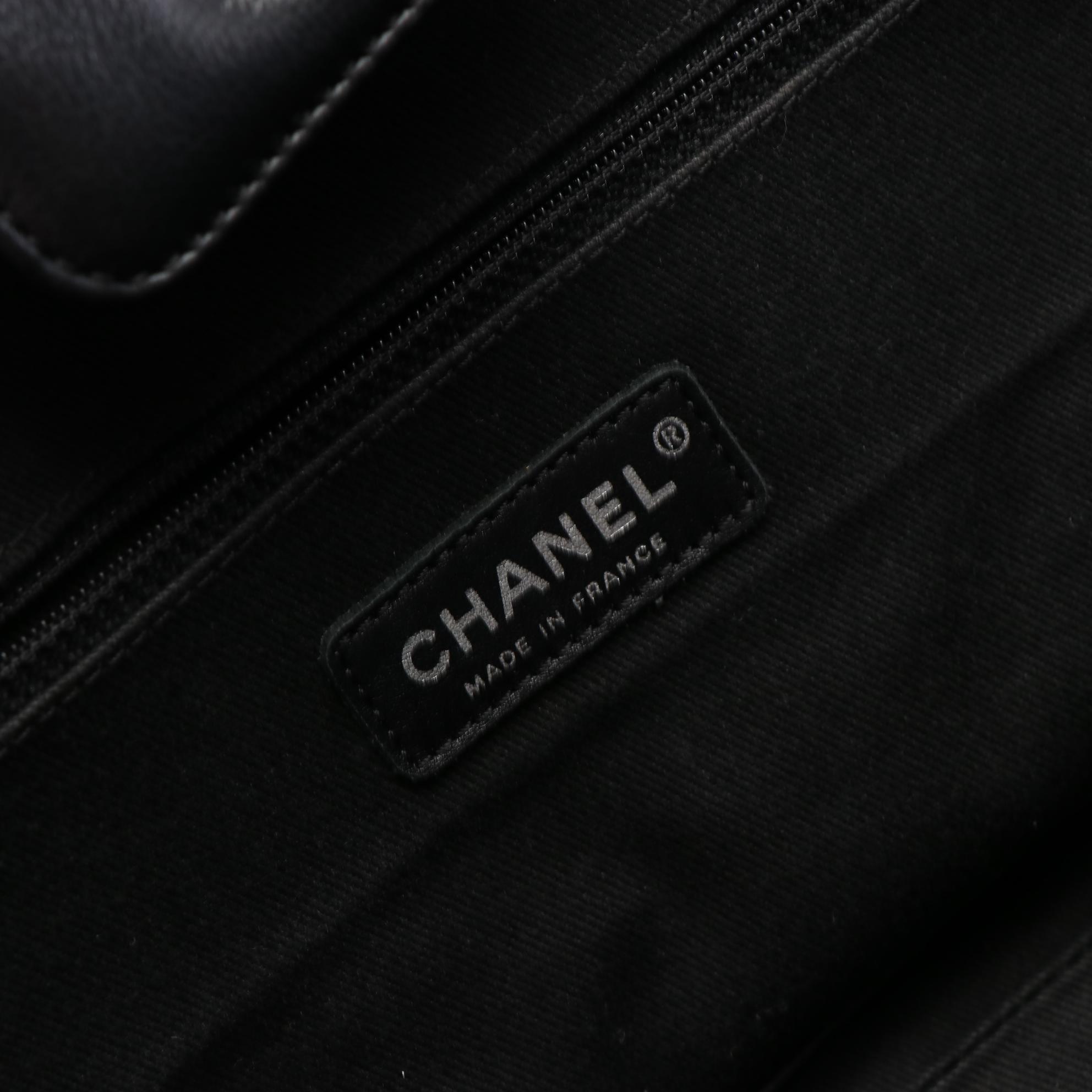 Chanel Canvas and Leather Chain Tote