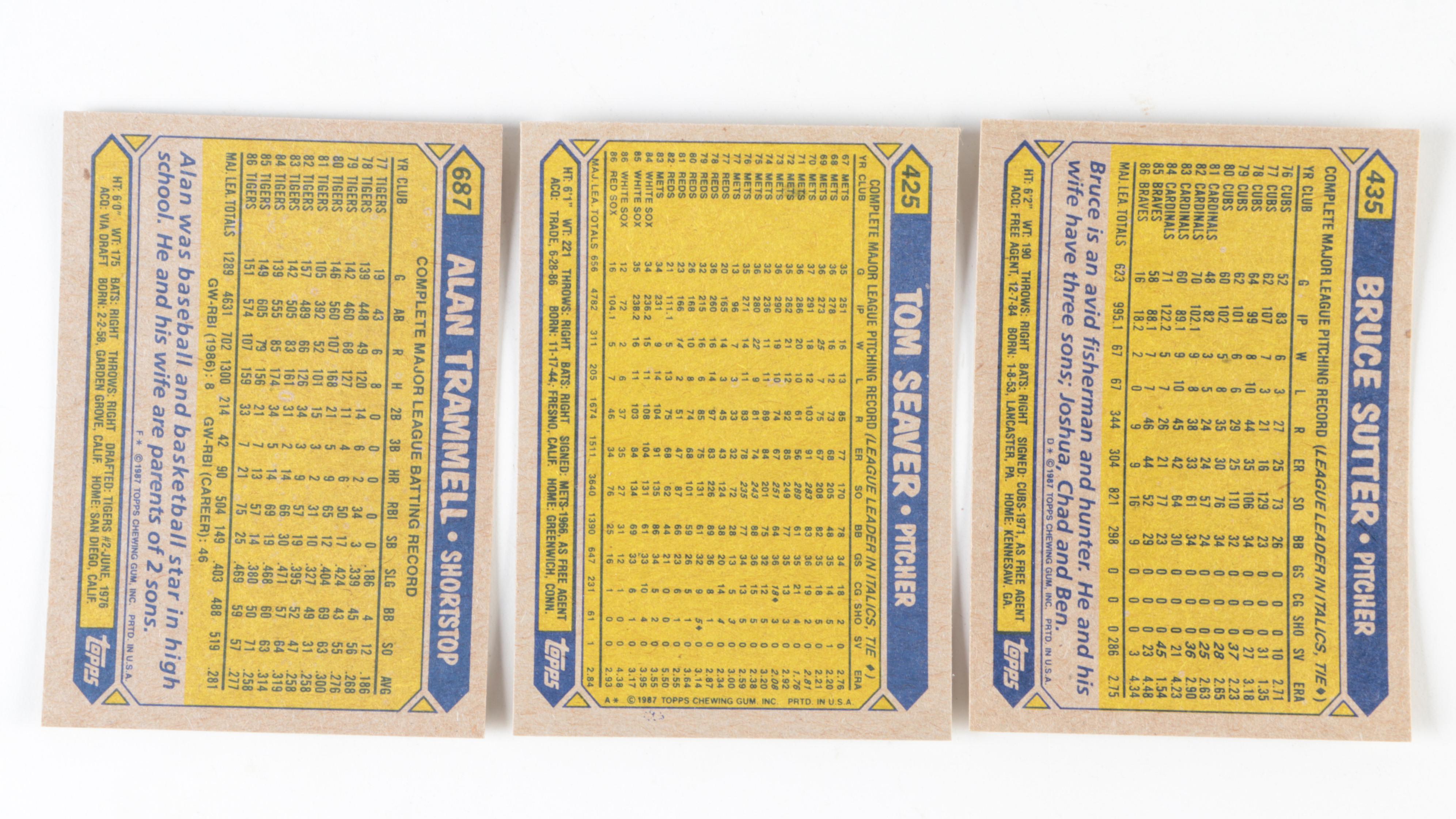 Topps Baseball Cards with Rodriguez Rookie, Schmidt, Rose, More, 1980s–1990s