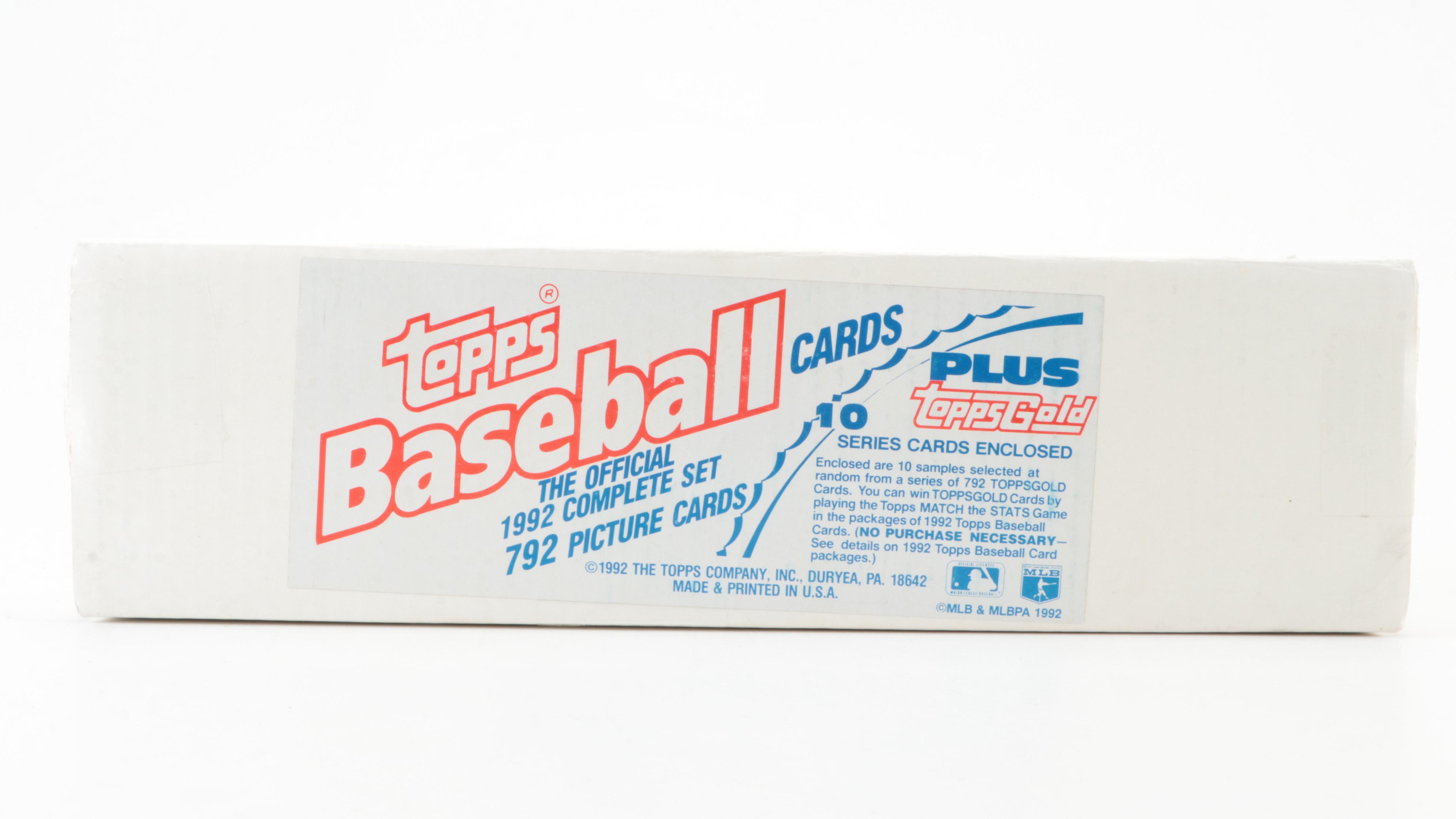 Topps Baseball Cards with Rodriguez Rookie, Schmidt, Rose, More, 1980s–1990s