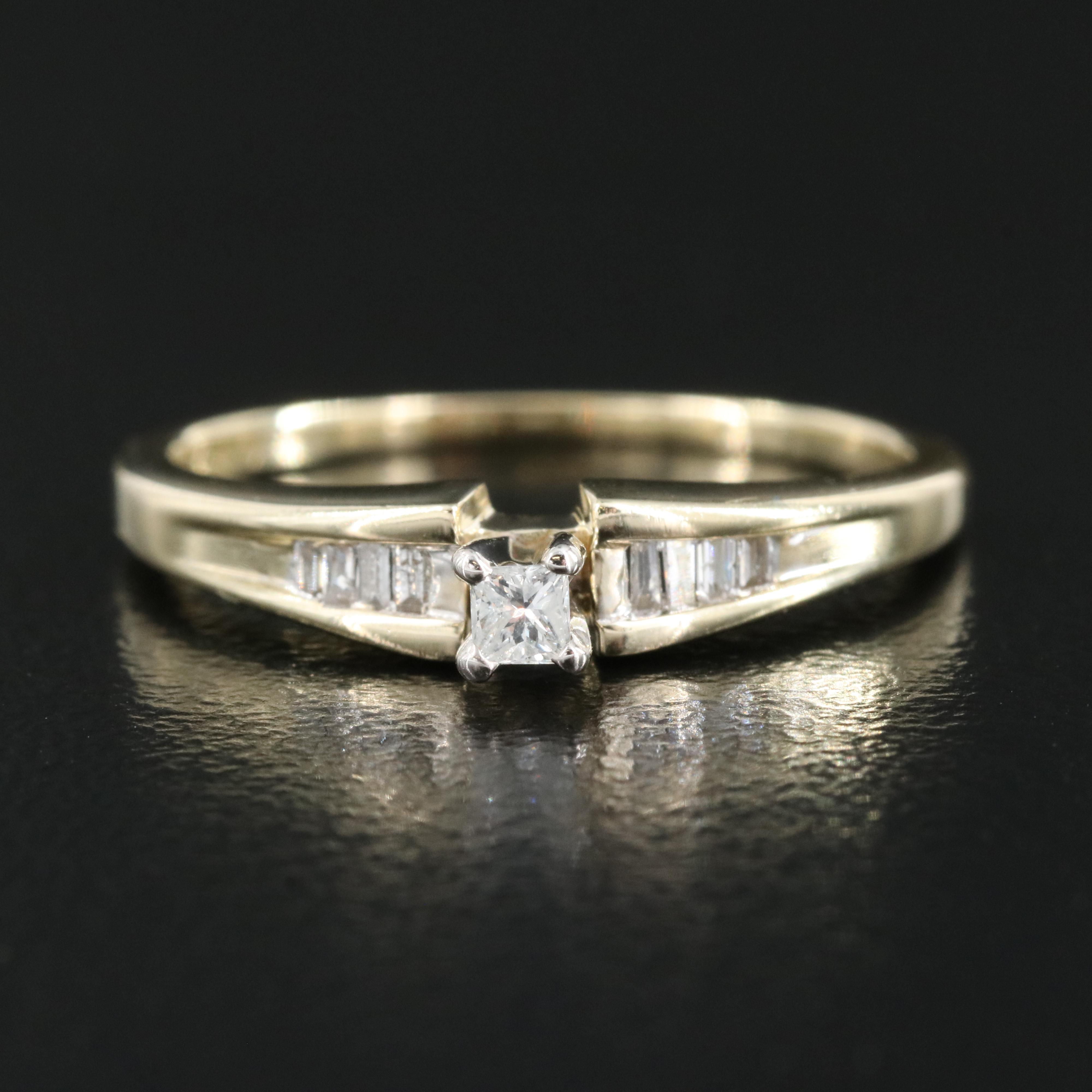 10K 0.11 CTW Diamond Ring