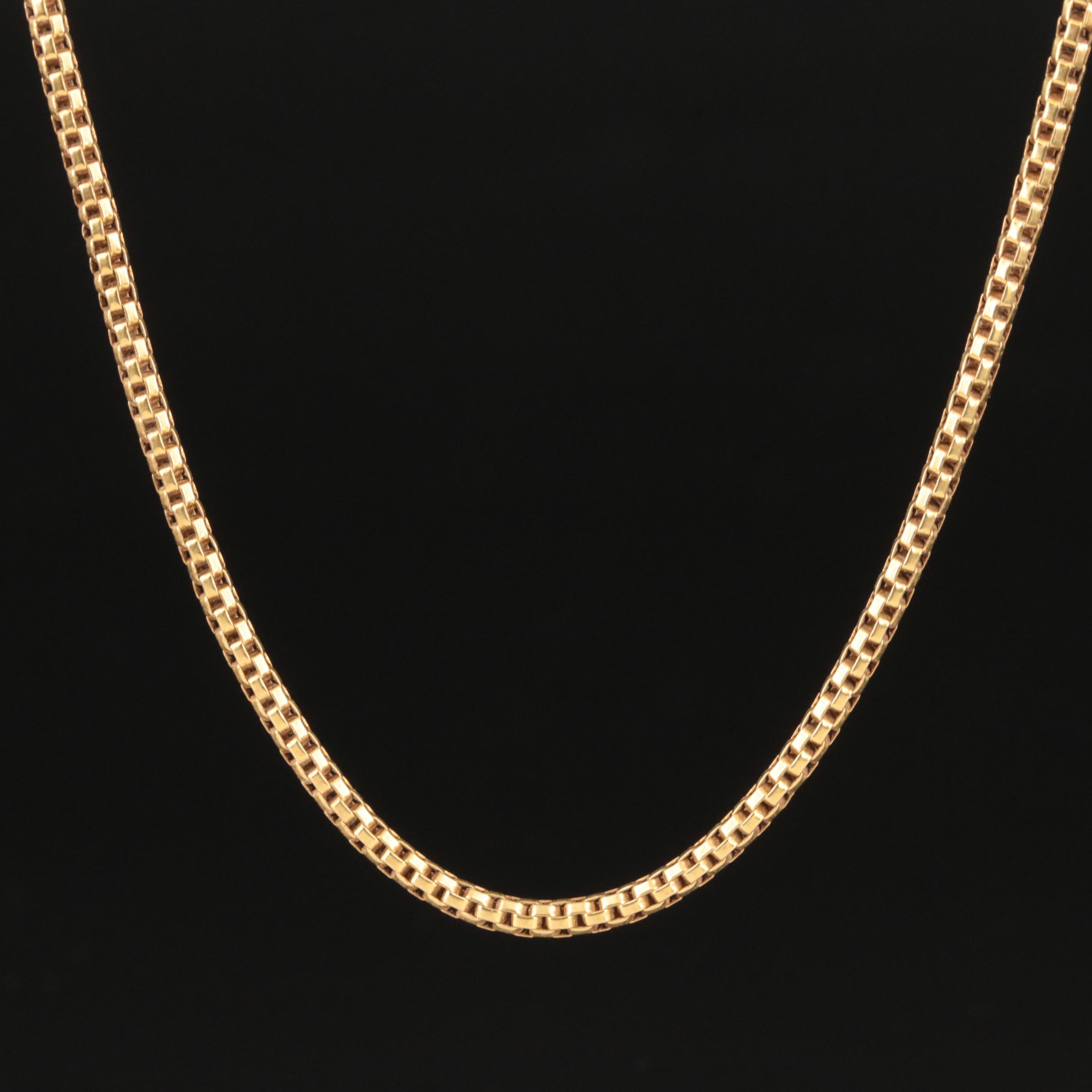 14K Mesh Chain Necklace