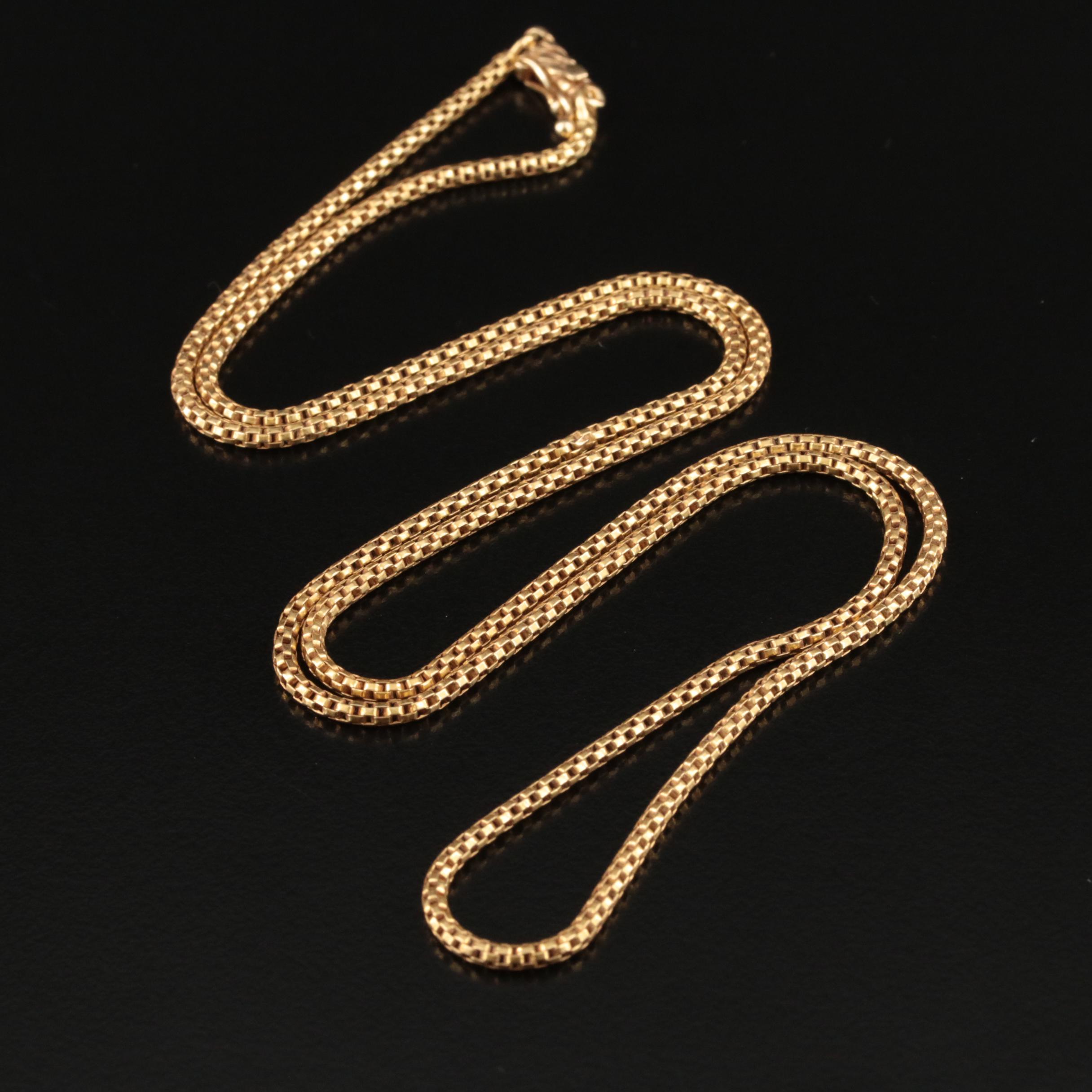 14K Mesh Chain Necklace