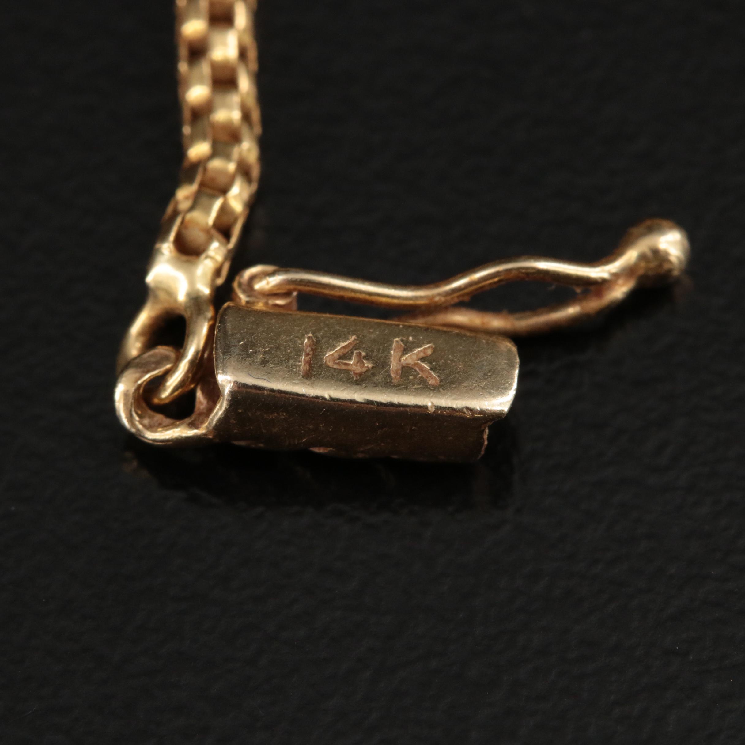 14K Mesh Chain Necklace