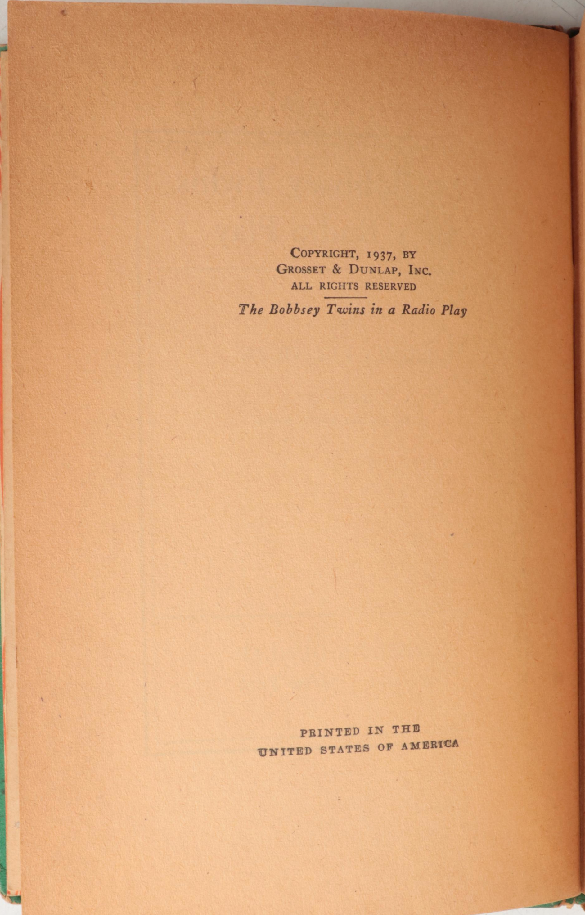 "The Bobbsey Twins" Partial Series by Laura Lee Hope and More