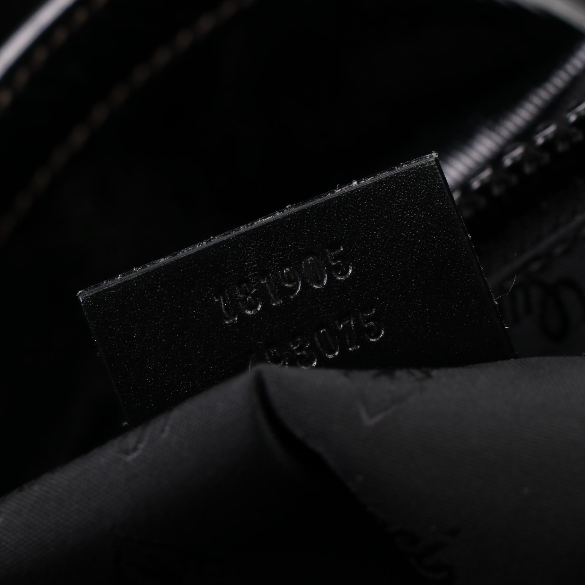 Gucci Hysteria Zip Top Tote in High Shine and Leather