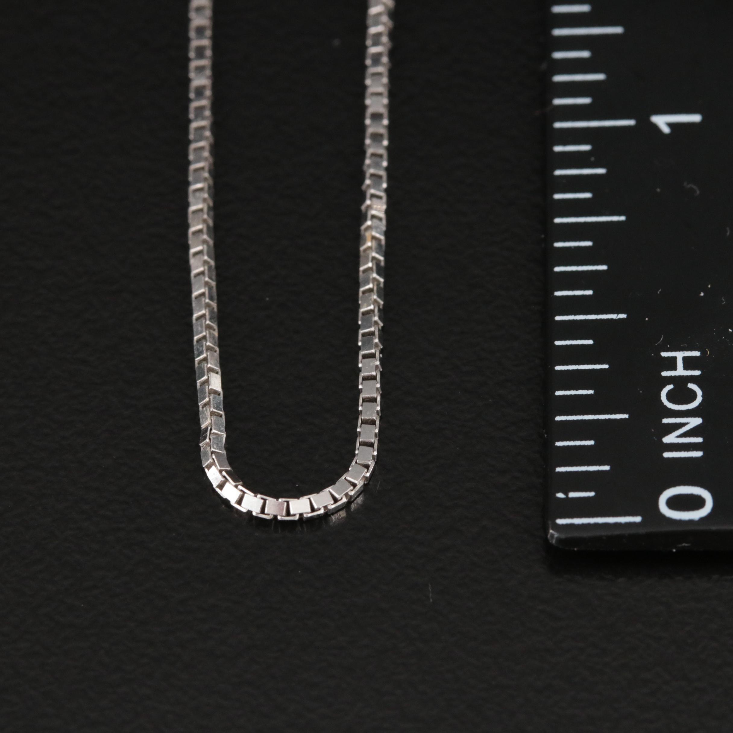 Italian 14K Box Chain Necklace